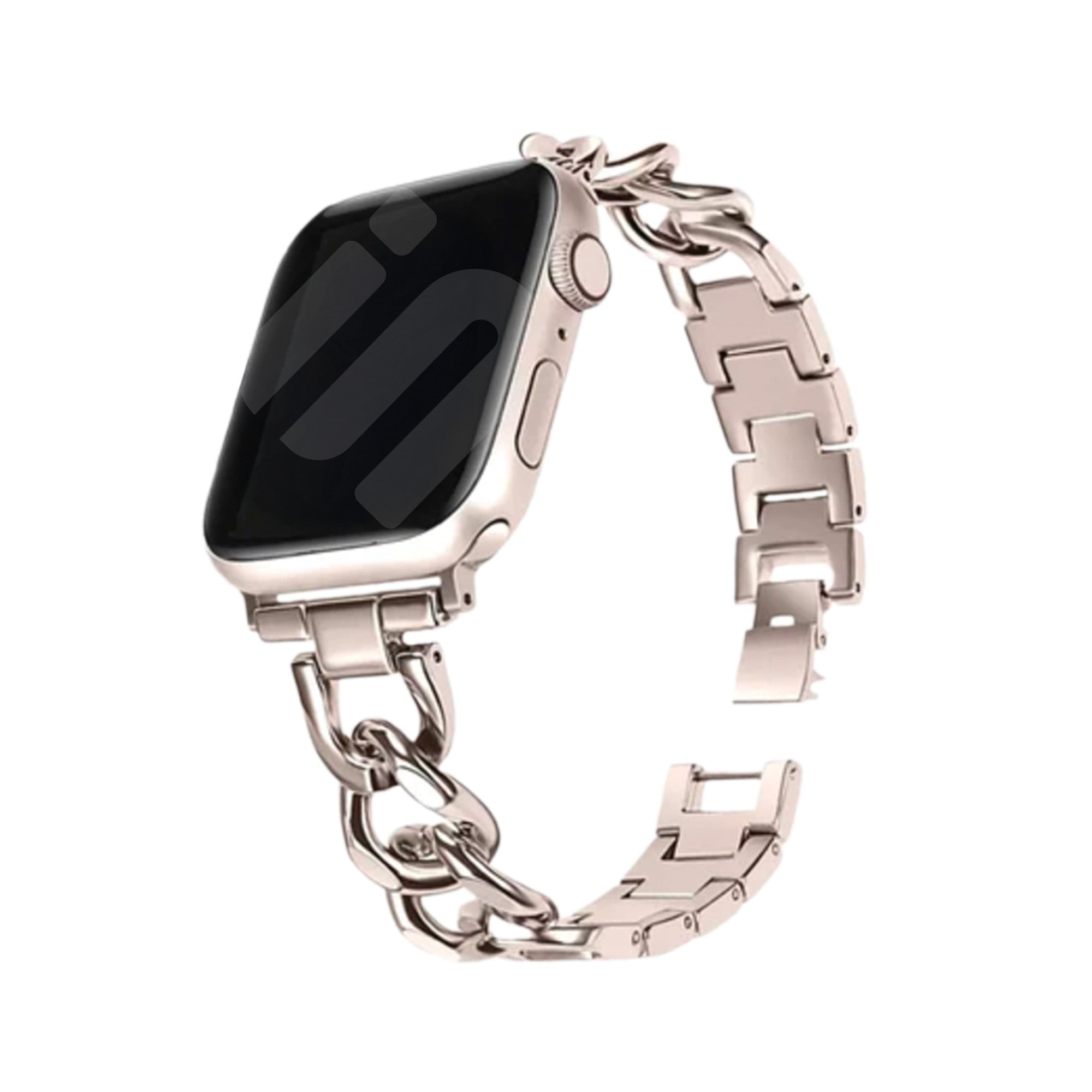 Apple Watch steel chain band (sterrenlicht)