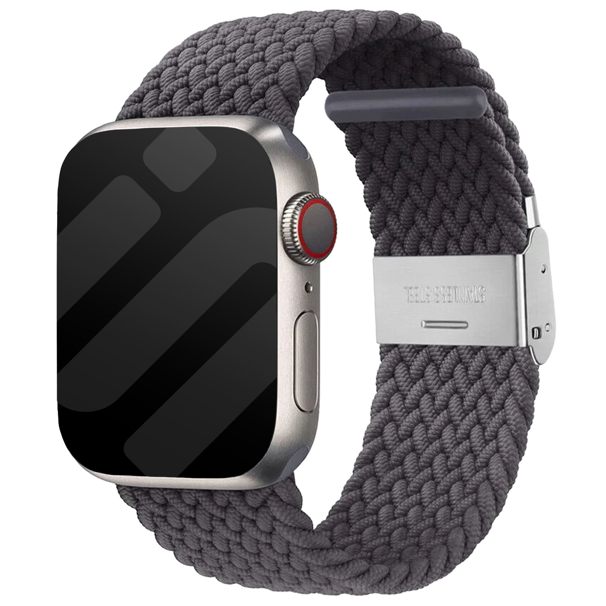 Apple Watch gevlochten bandje (space grey)