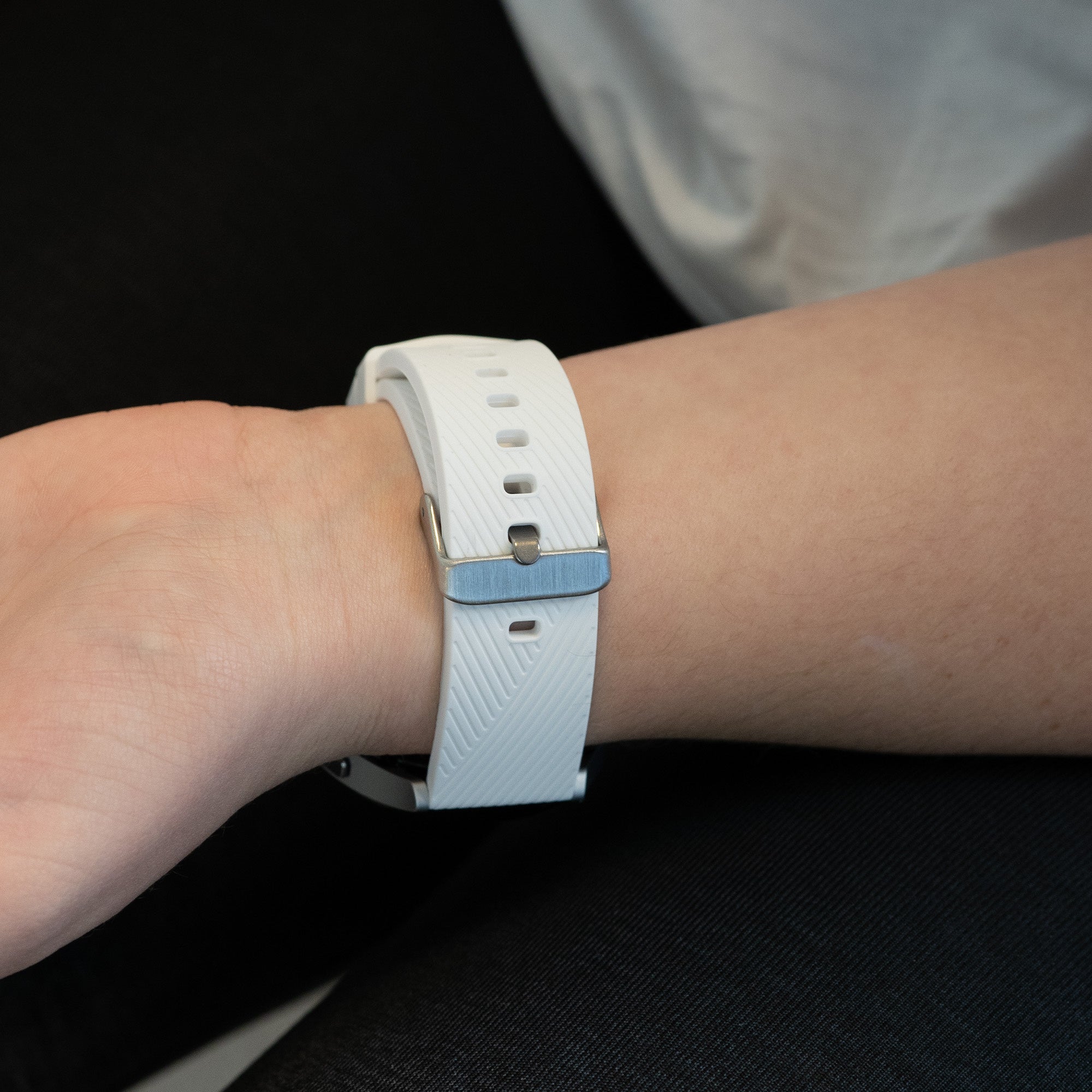 Bandz Huawei Watch GT 6 - 46mm siliconen band 'Deluxe' (wit)