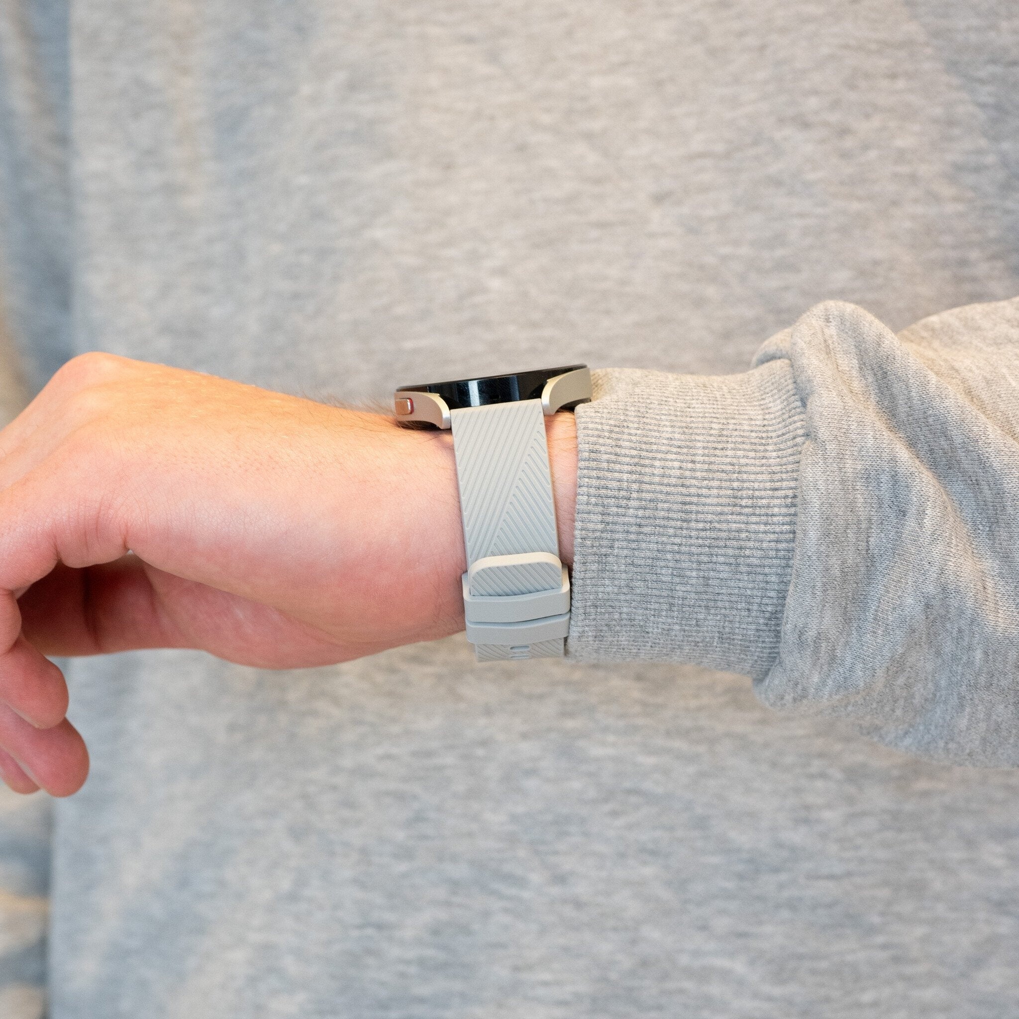 Bandz Coros Apex 42mm siliconen band 'Deluxe' (grijs)