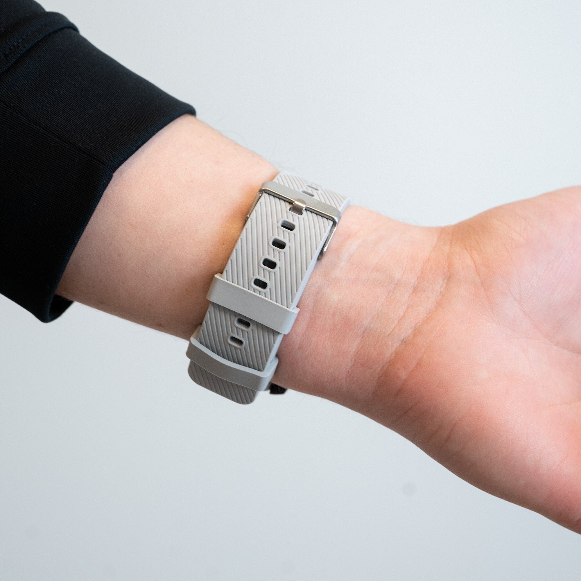 Bandz Coros Pace 3 siliconen band 'Deluxe' (grijs)