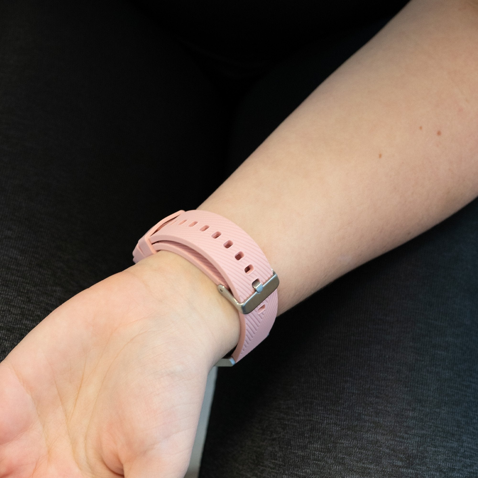 Bandz Amazfit Cheetah (Pro) siliconen band 'Deluxe' (roze)