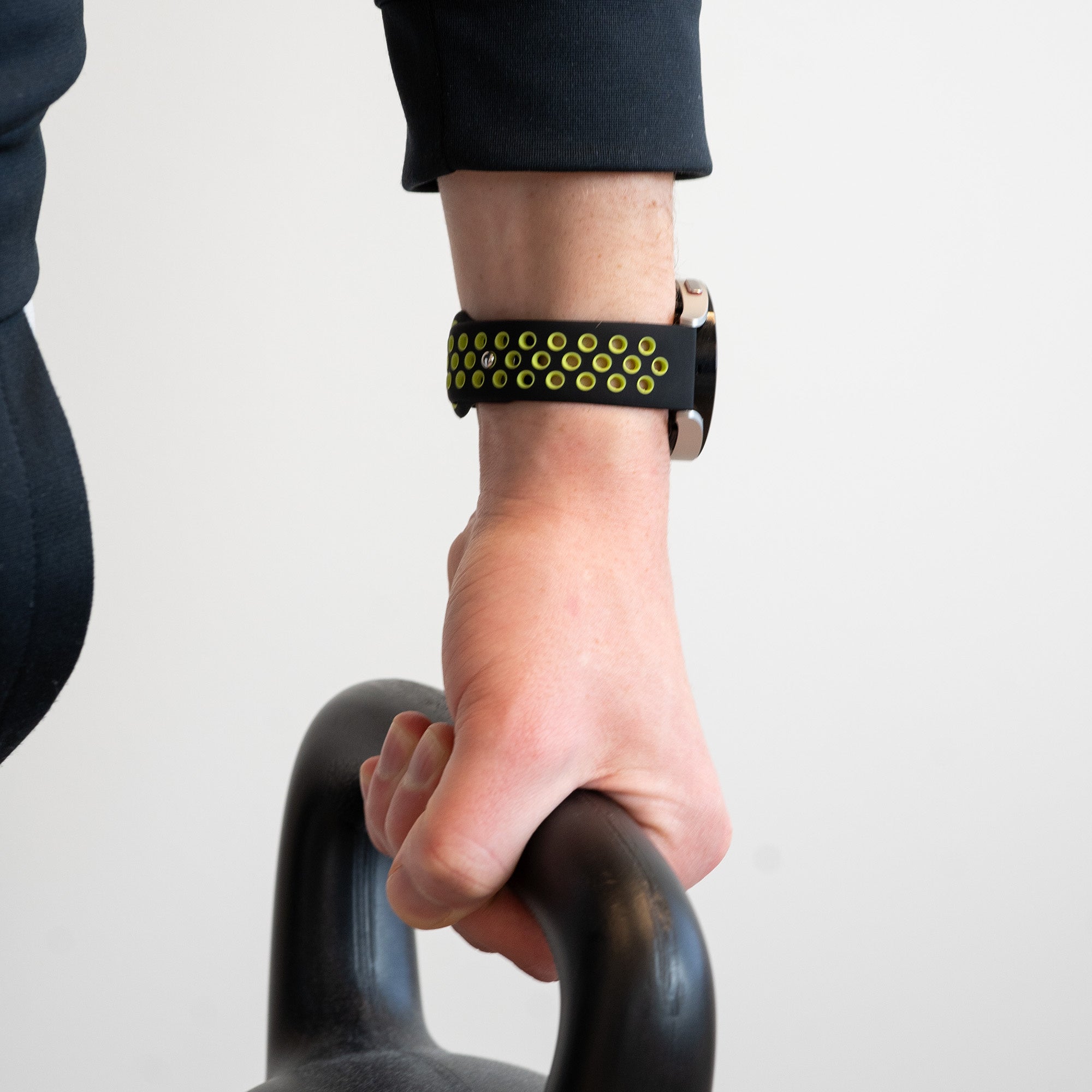 Bandz Coros Pace 2 sport band 'Deluxe' (zwart/geel)