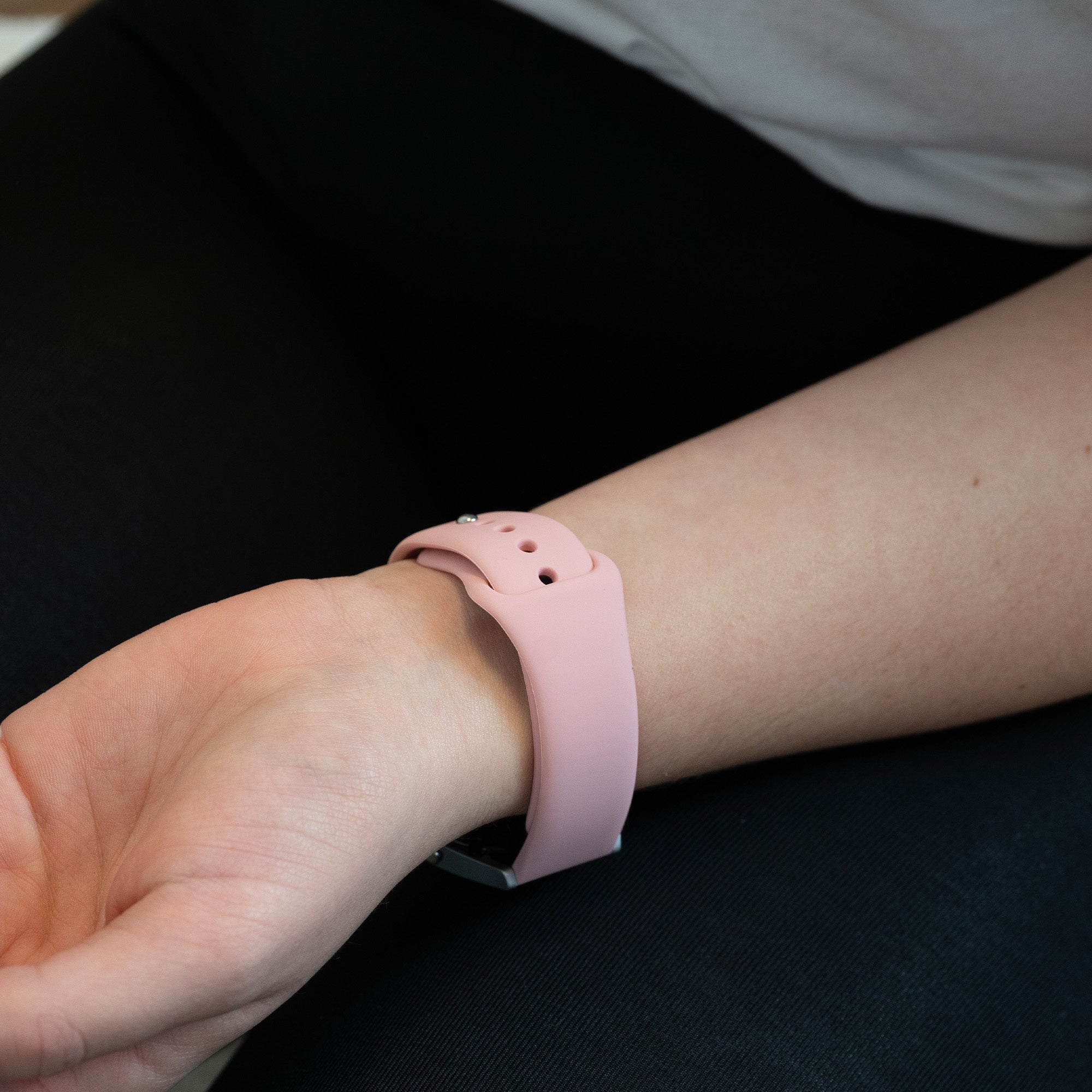 Bandz Amazfit Active 2 sport band 'Deluxe' (lichtroze)