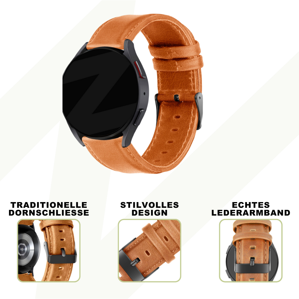 Bandz Coros Apex 2 Leather Strap 'Classic' (Brown)