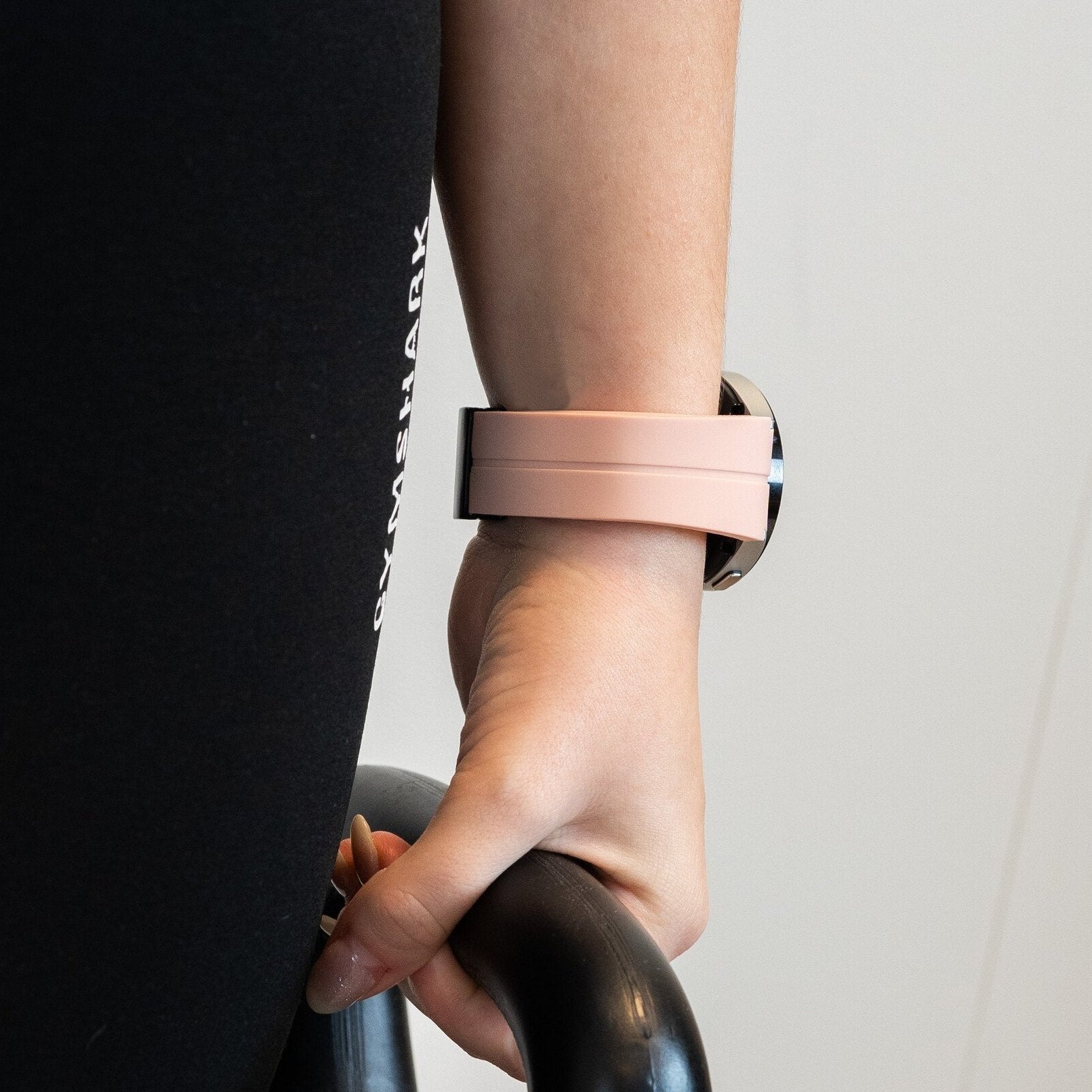 Bandz Samsung Galaxy Watch 4 Classic 42mm Silicone Strap with D-Buckle (Pink)