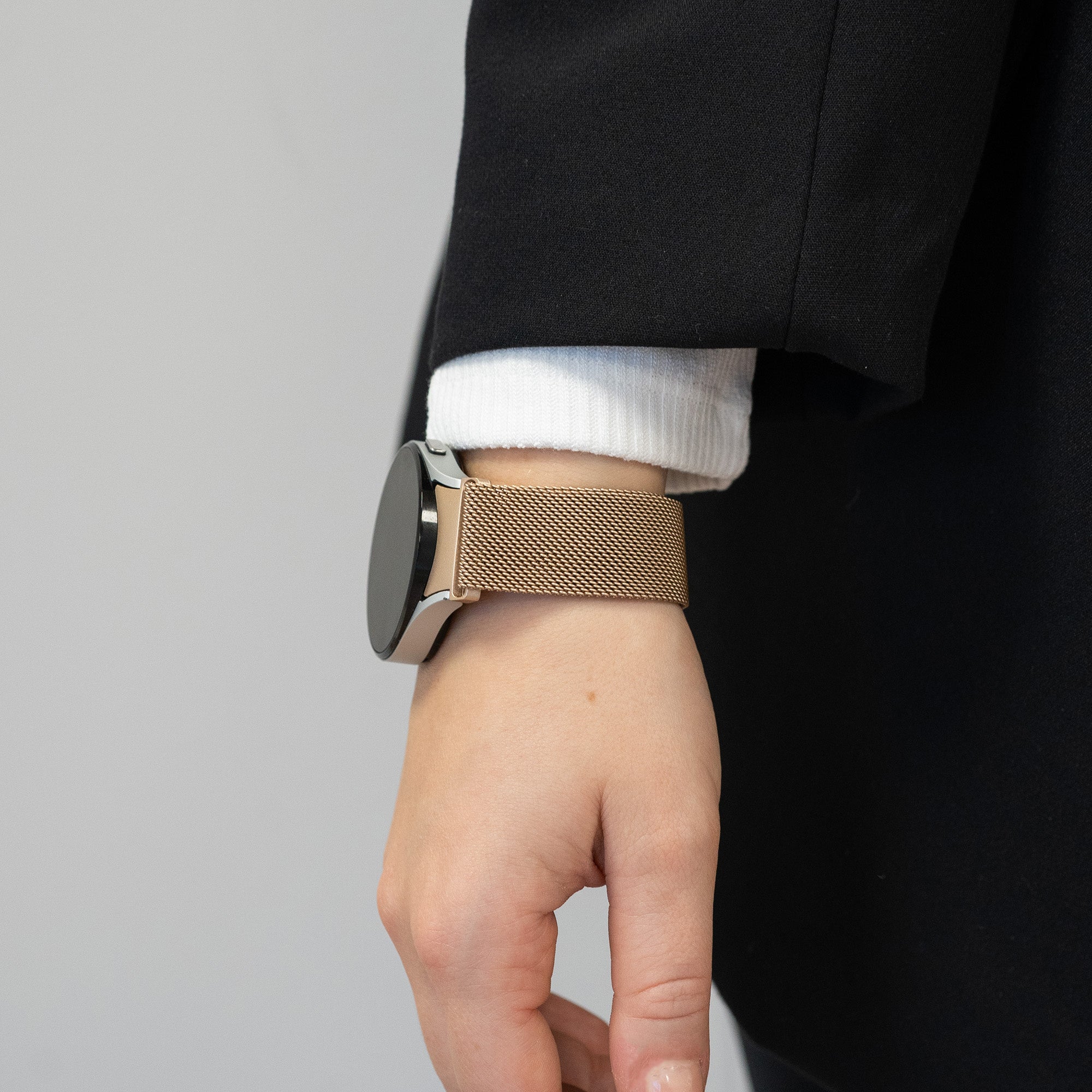 Bandz Samsung Galaxy Watch 5 Pro Milanese loop band (roségoud)