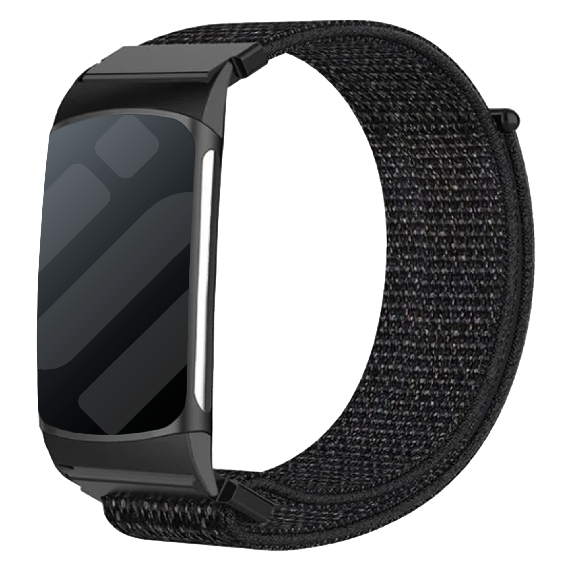 Fitbit Charge 5 nylon bandje (zwart)