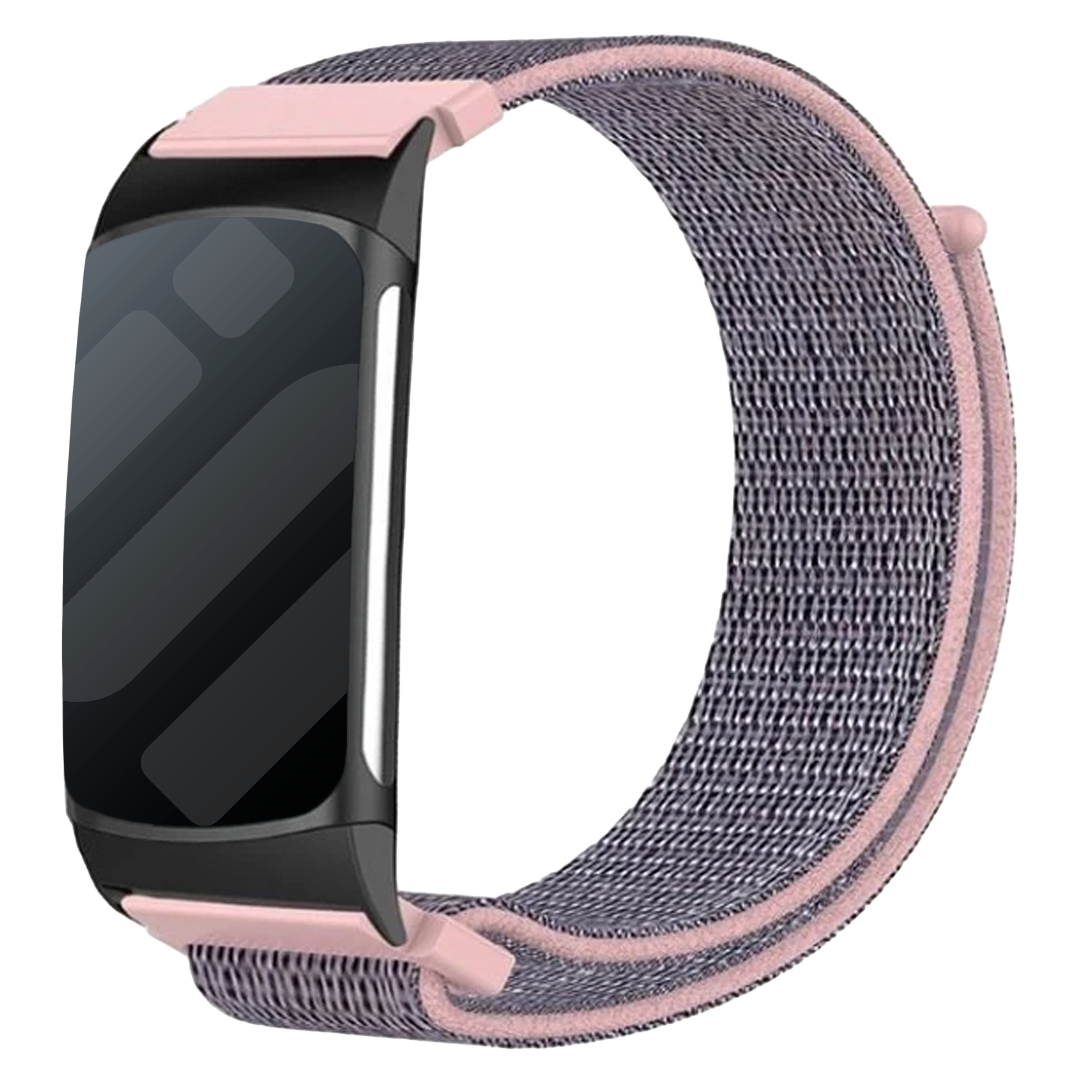 Fitbit Charge 5 nylon bandje (roze)