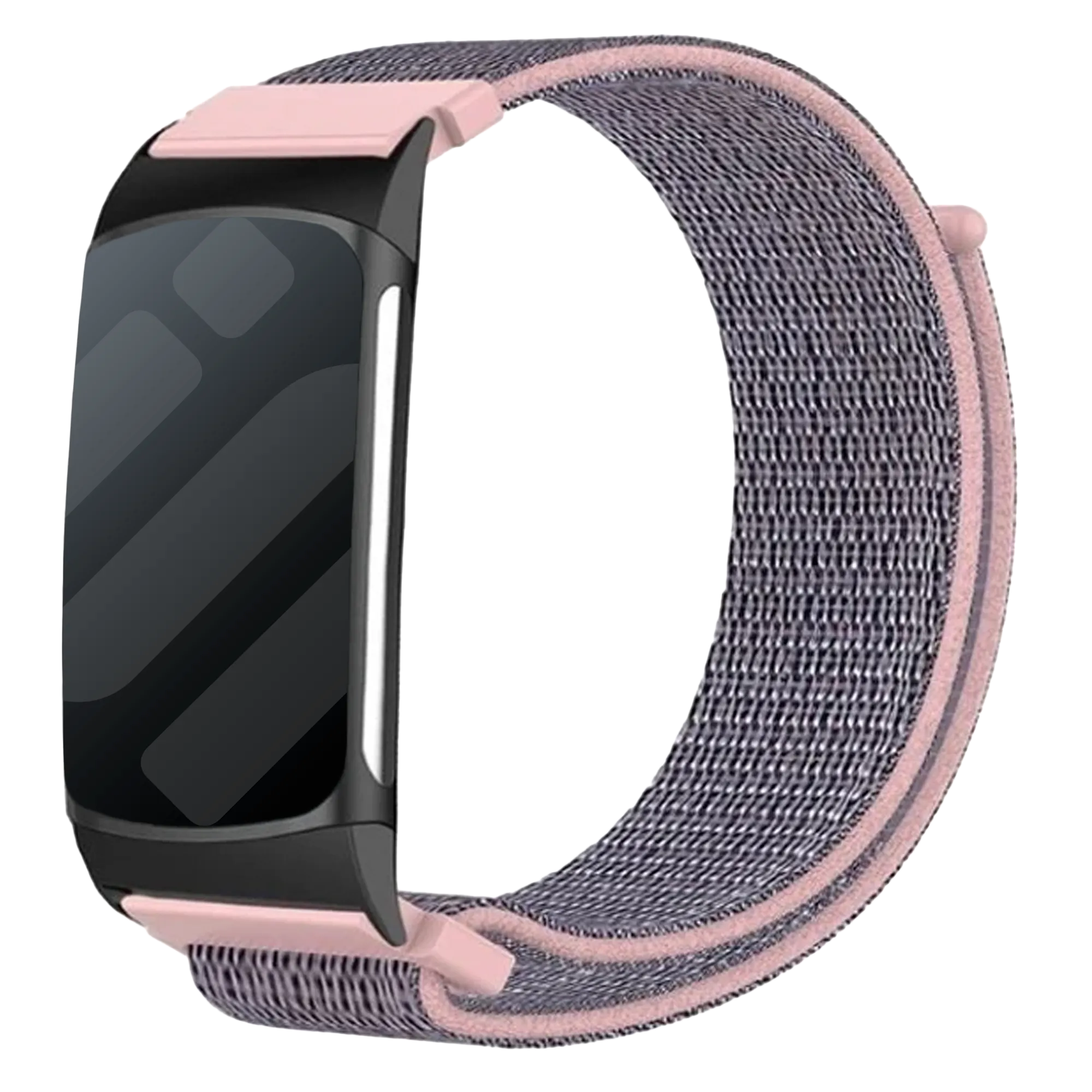 Fitbit Charge 5 nylon bandje (roze)