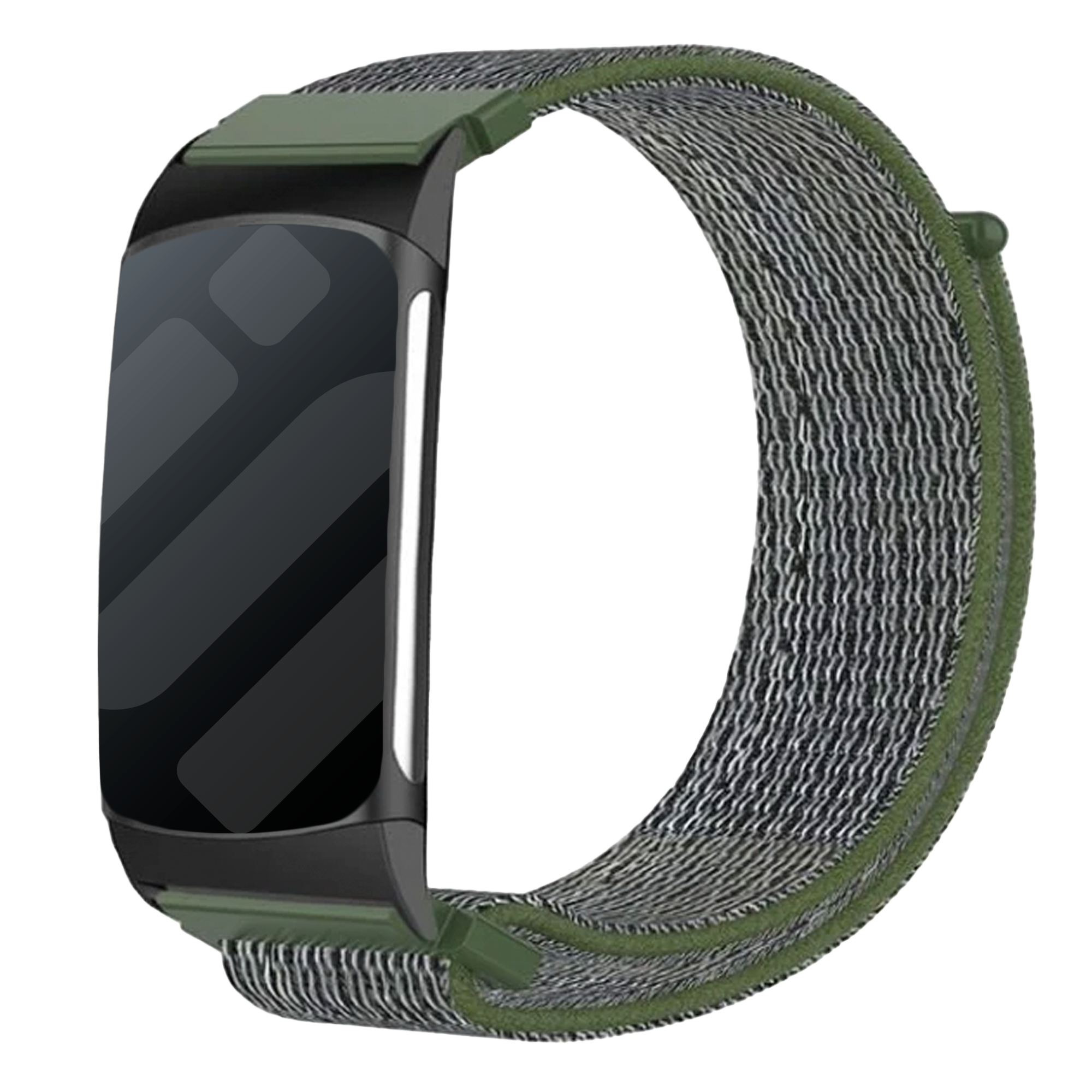 Fitbit Charge 5 nylon bandje (groen)
