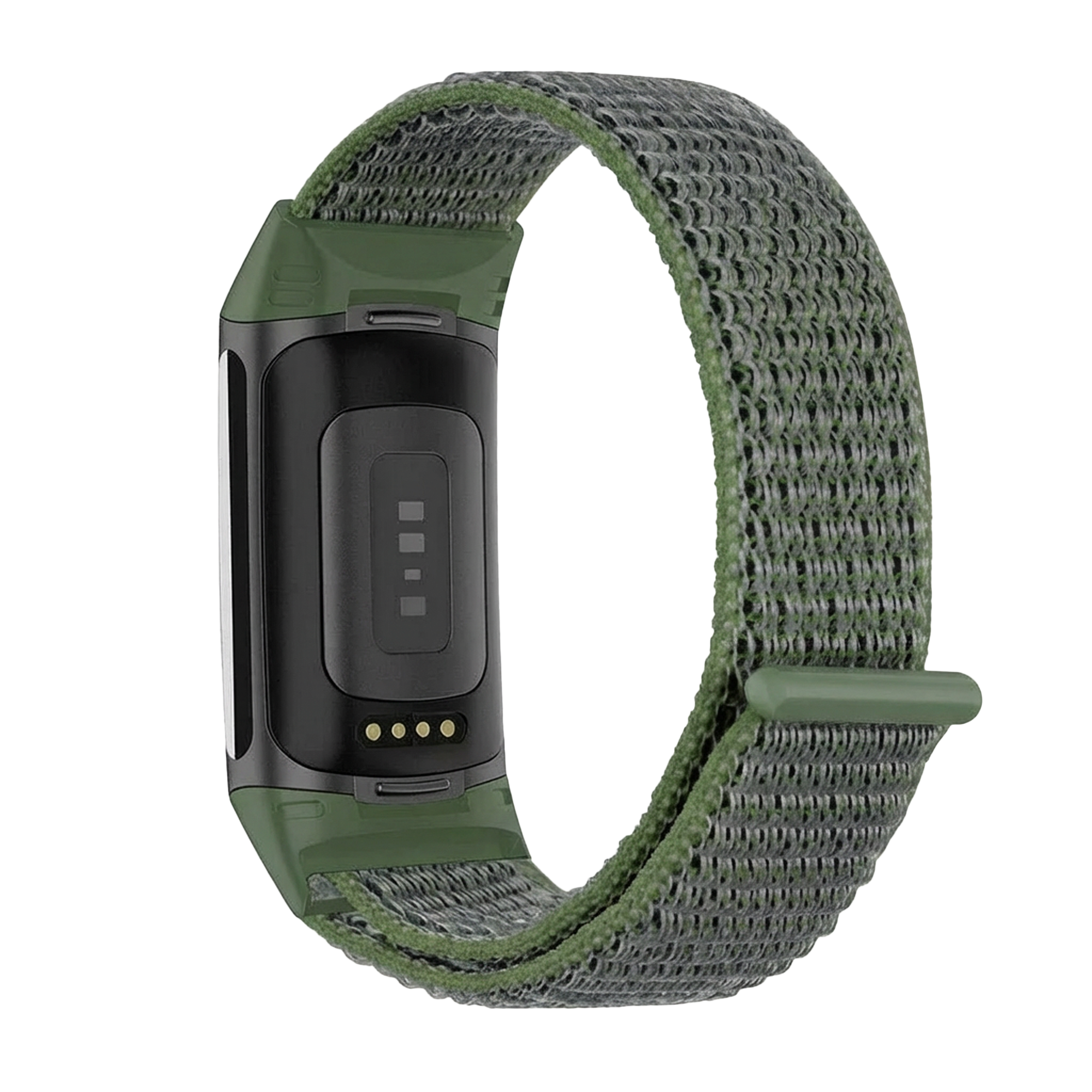 Fitbit Charge 5 nylon bandje (groen)