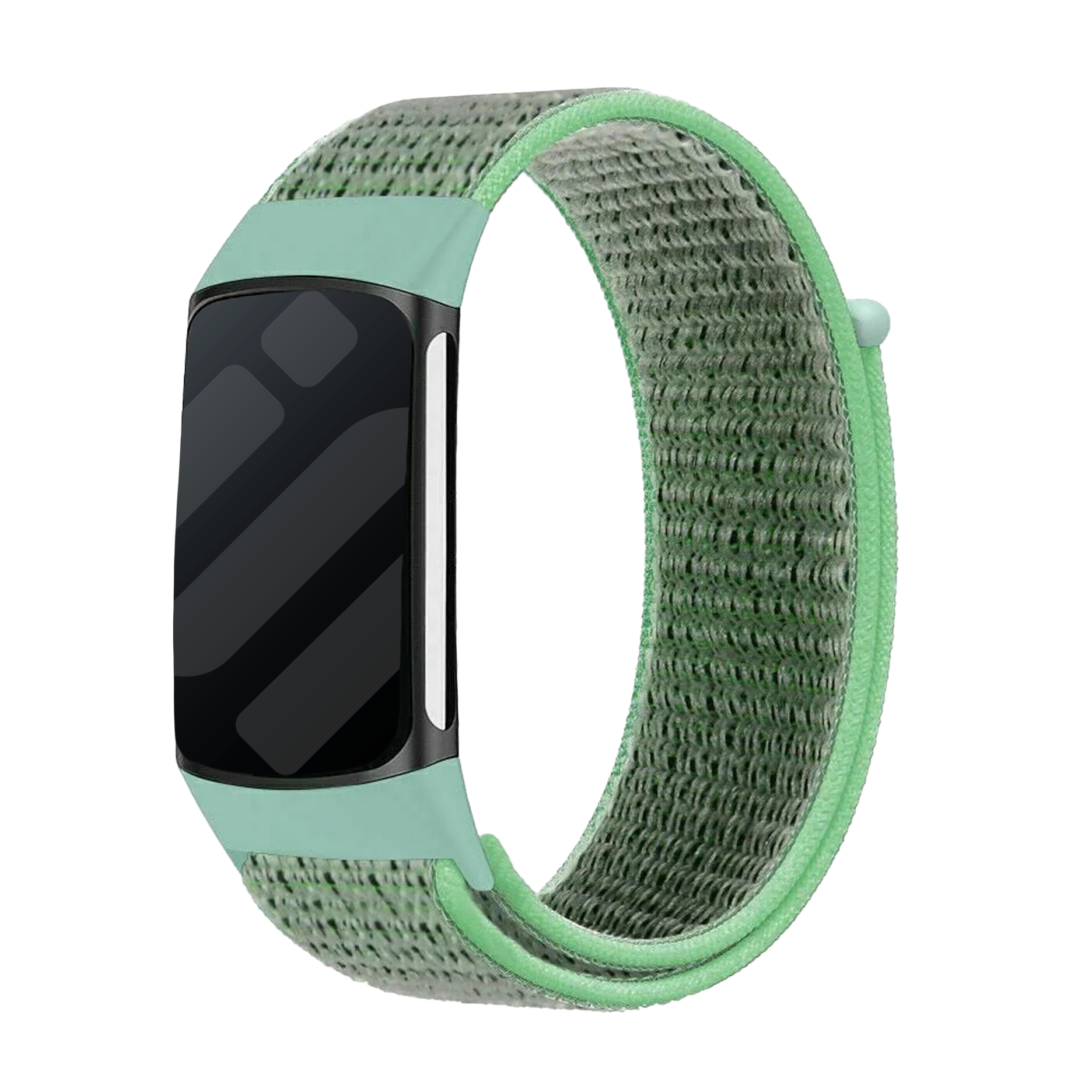 Fitbit Charge 6 nylon bandje (mint)