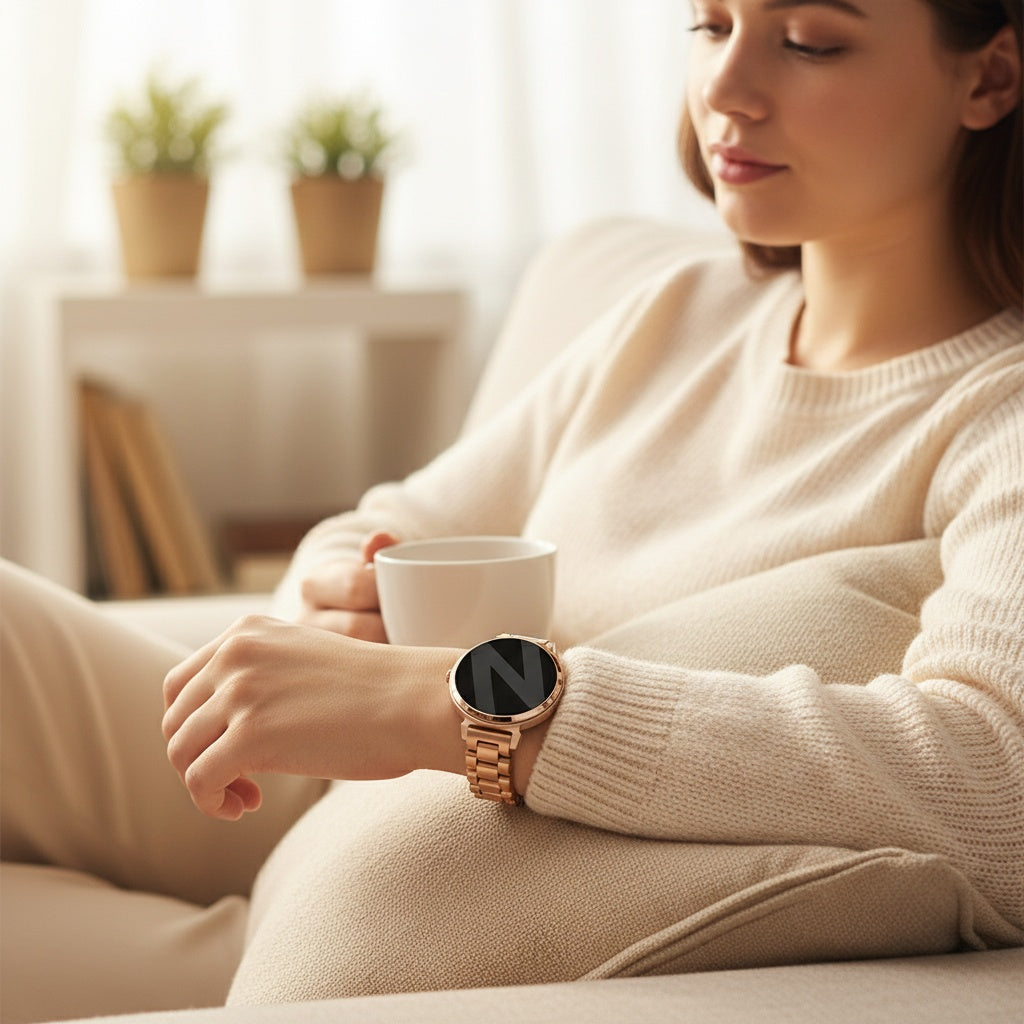 Bandz Garmin Lily 2 stalen band 'Classic' (rosé goud)