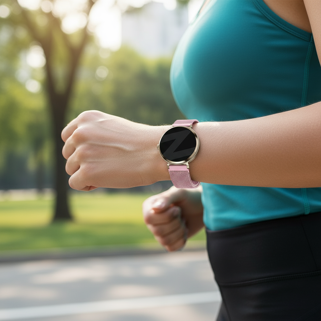 Bandz Garmin Lily 2 Milanese loop band (roze)