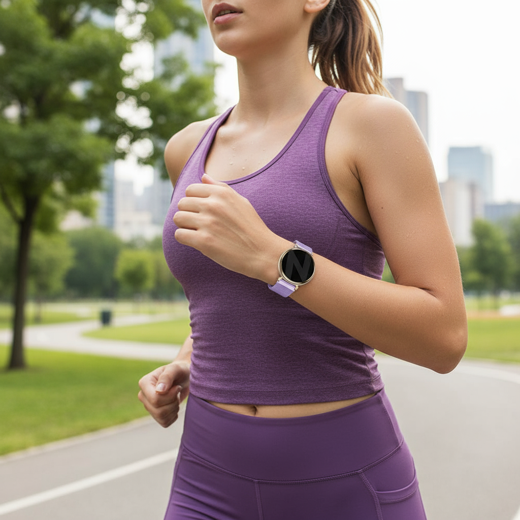 Bandz Garmin Lily 2 Milanese loop band (lichtpaars)