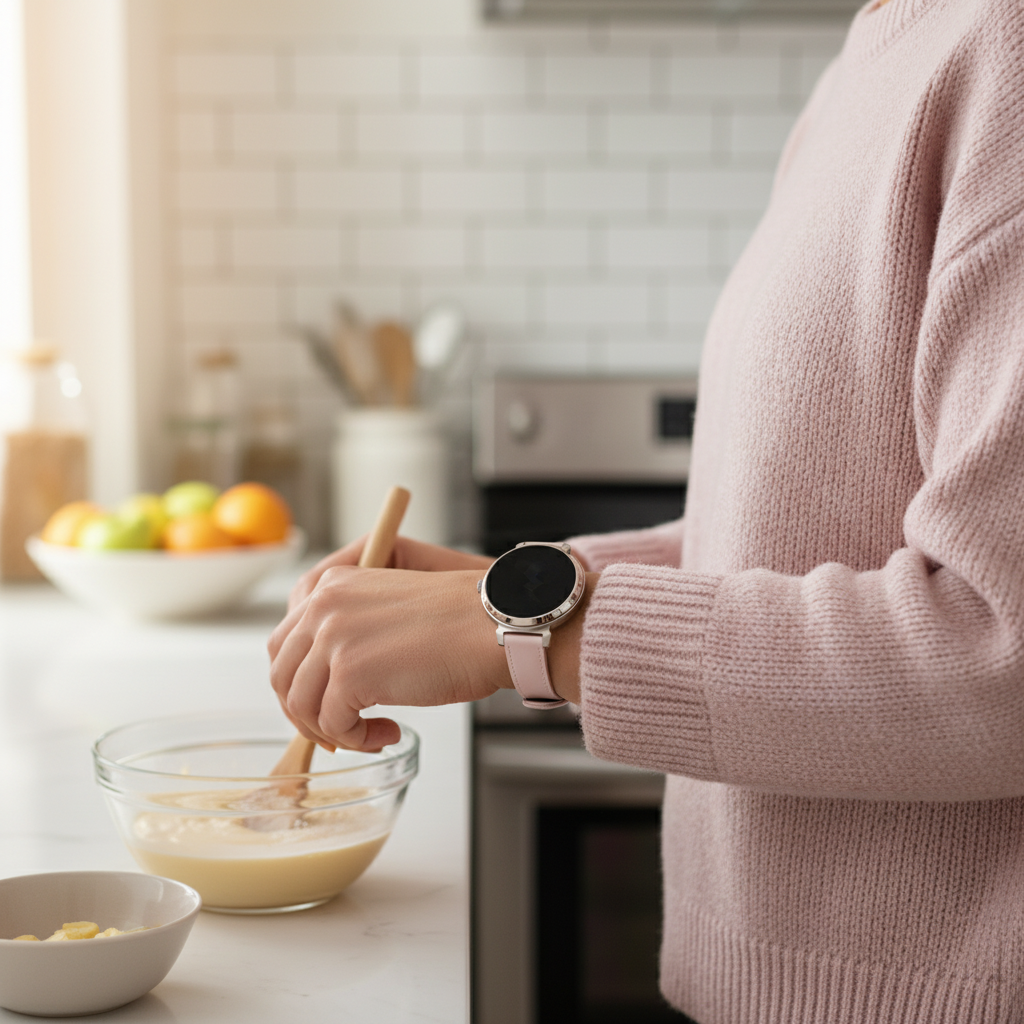 Leren horlogeband 14mm - universeel - roze