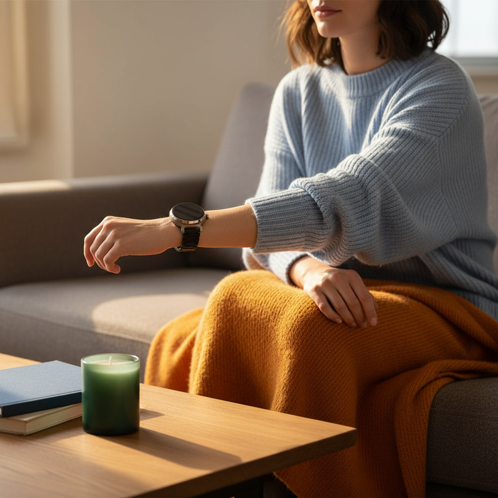 Garmin Lily 2 Steel Strap (Black)