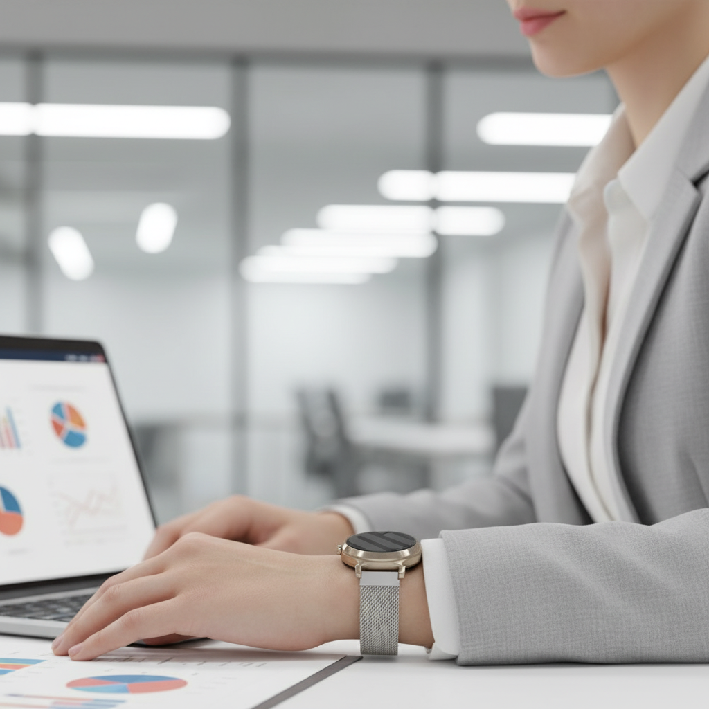 Garmin Lily 2 Milanese Strap (Starlight)