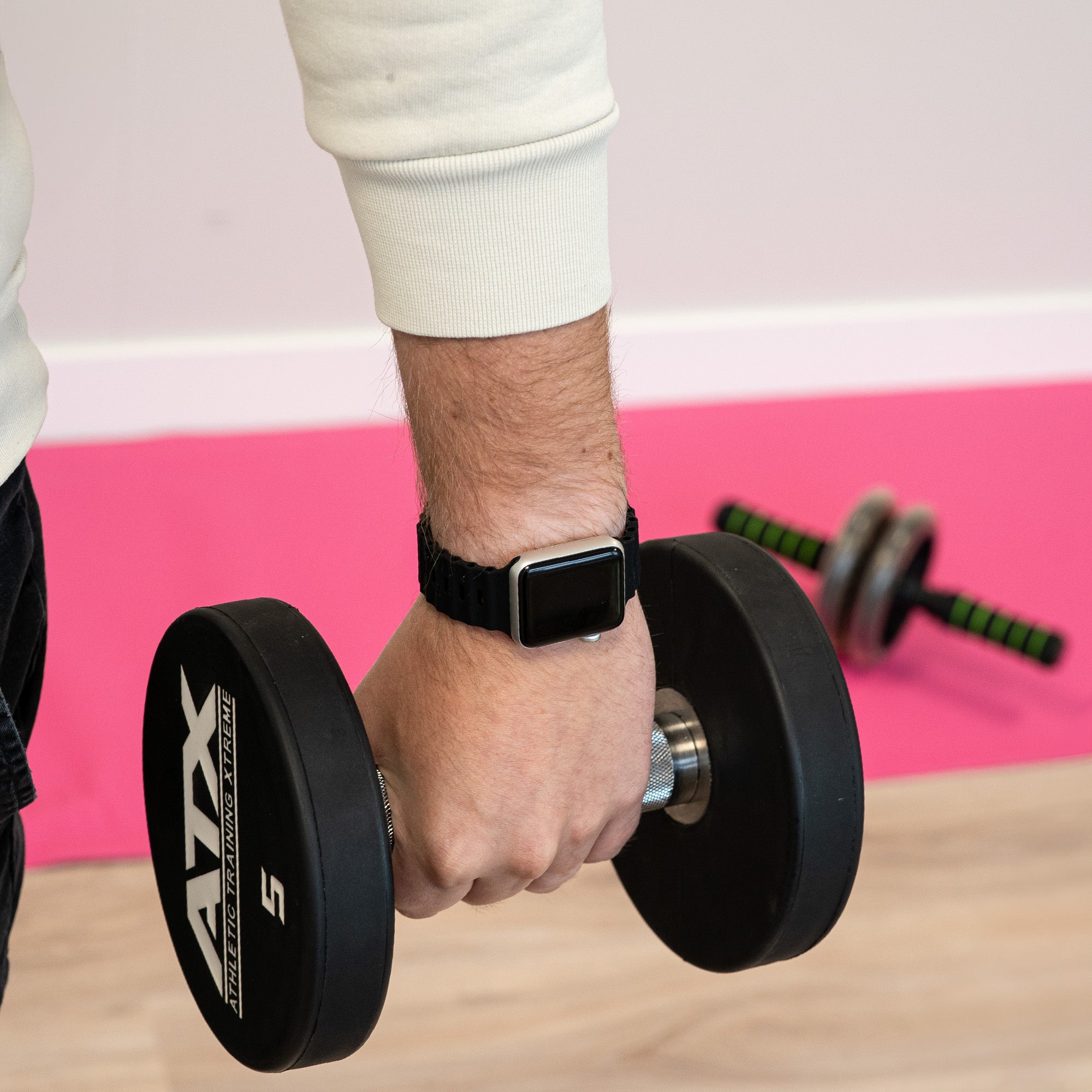 Apple Watch Ocean bandje met druksluiting (zwart)