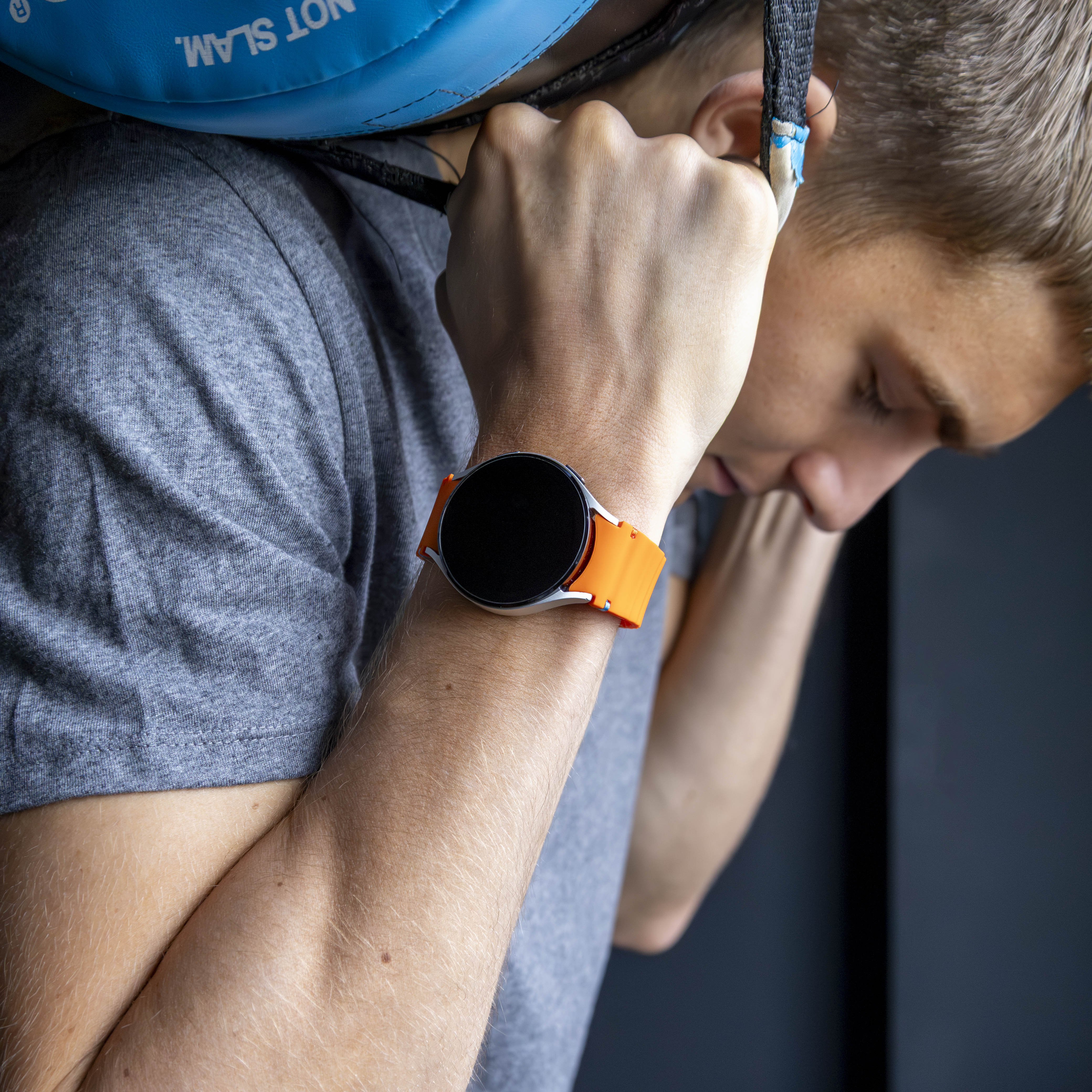 Samsung Galaxy Watch 6 Classic 43mm Wave bandje (oranje)