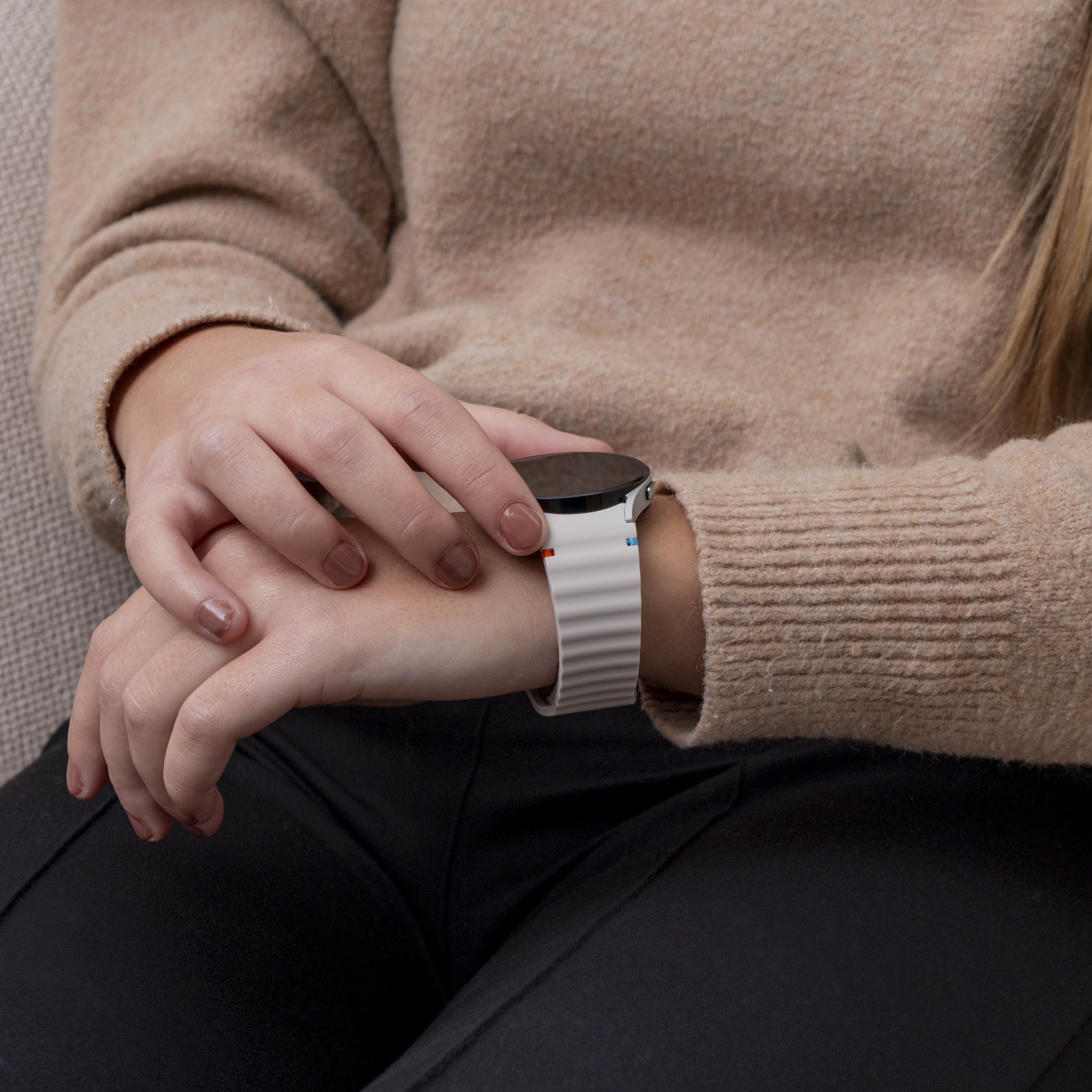 Samsung Galaxy Watch 5 40mm Wave bandje (sterrenlicht)