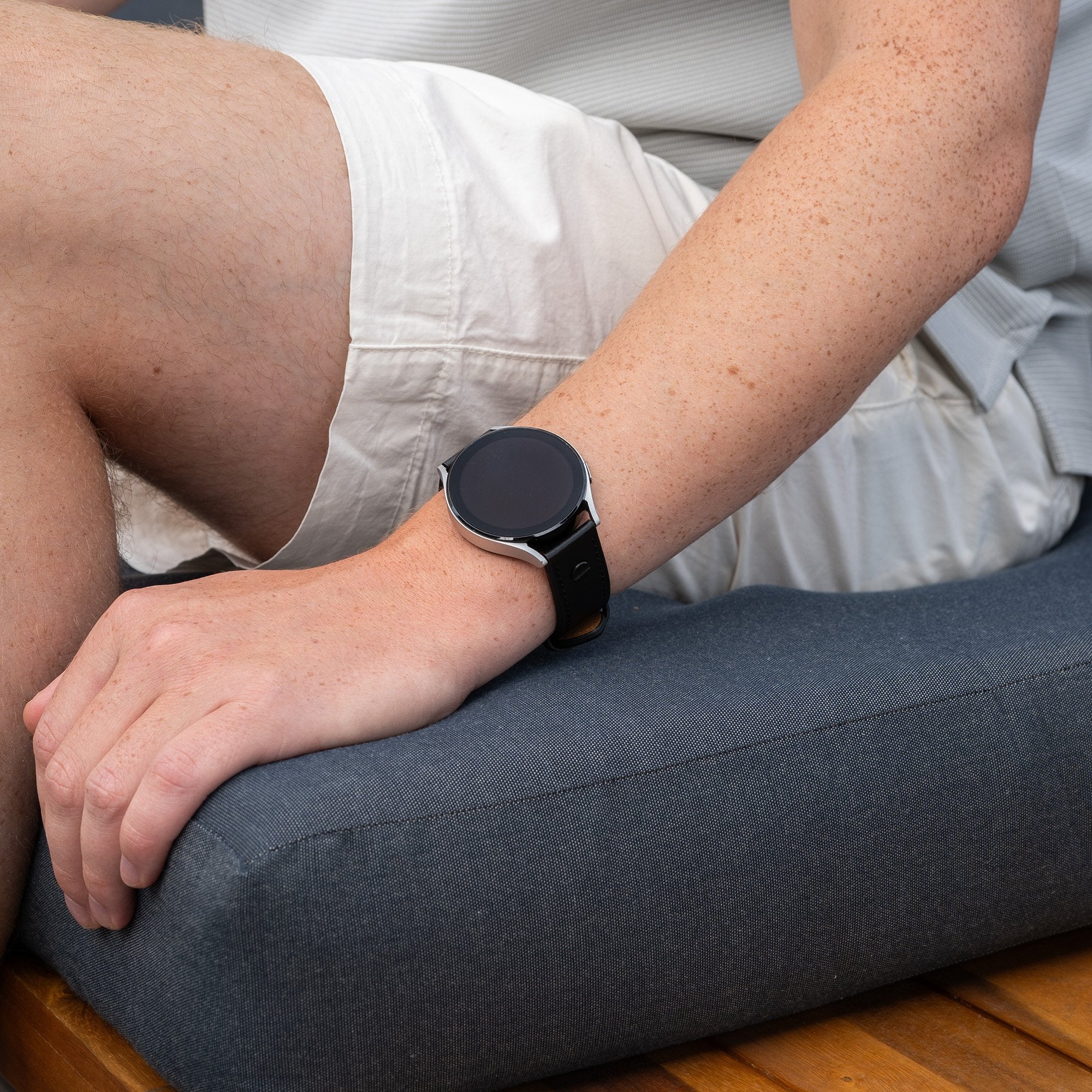 Polar Vantage M3 geschroefde leren bandje (zwart)