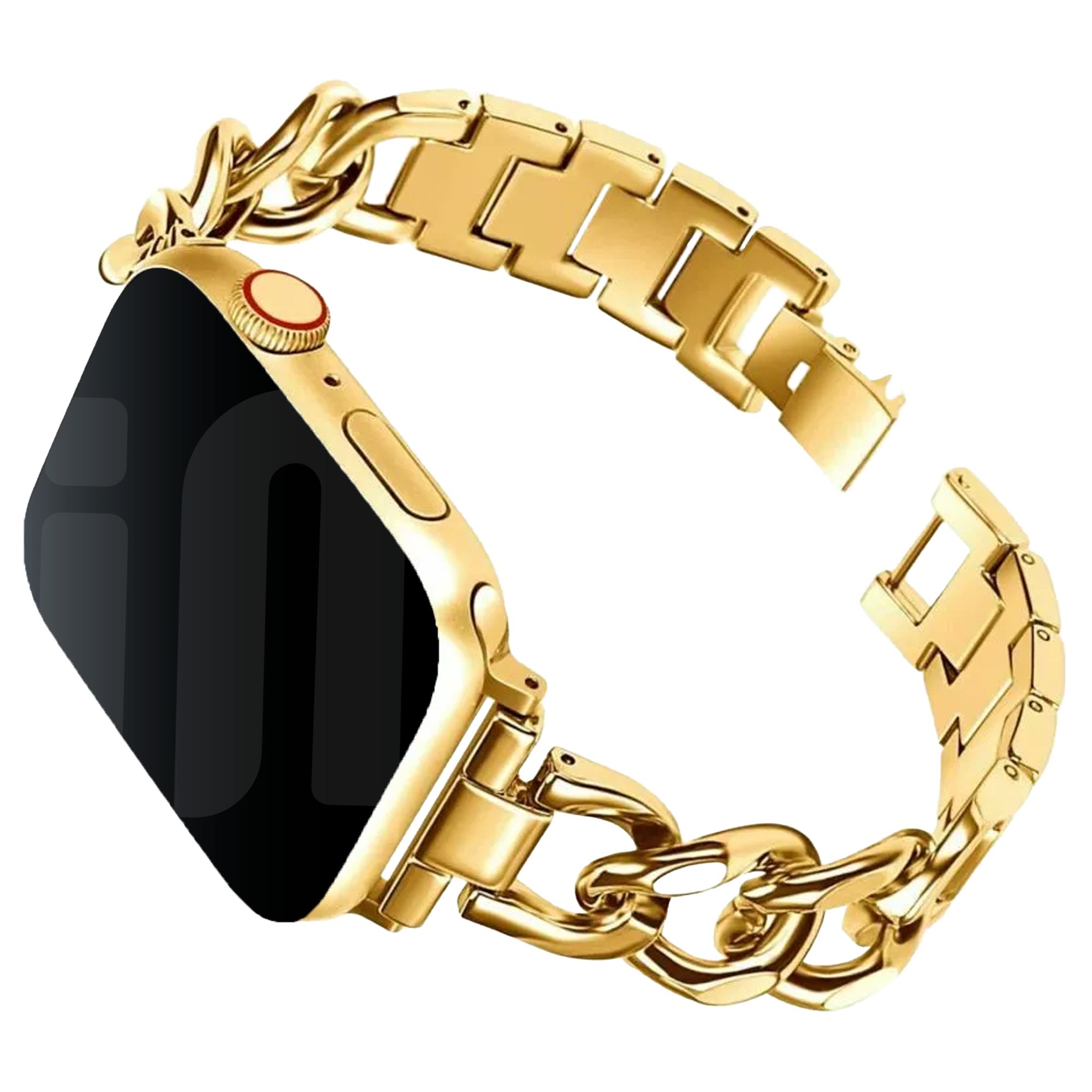 Apple Watch steel chain band (goud)