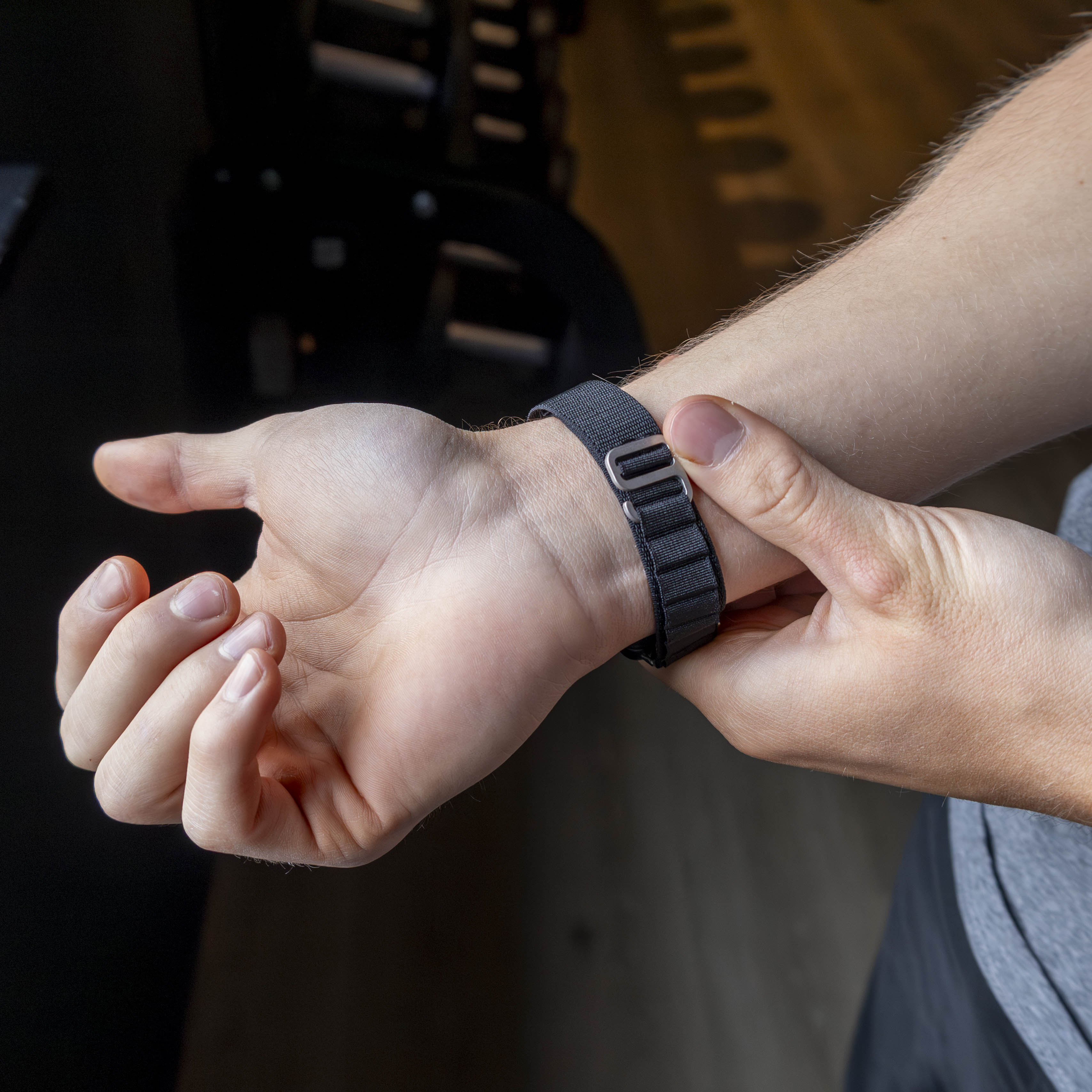 Samsung Galaxy Fit 3 alpine nylon bandje (zwart)