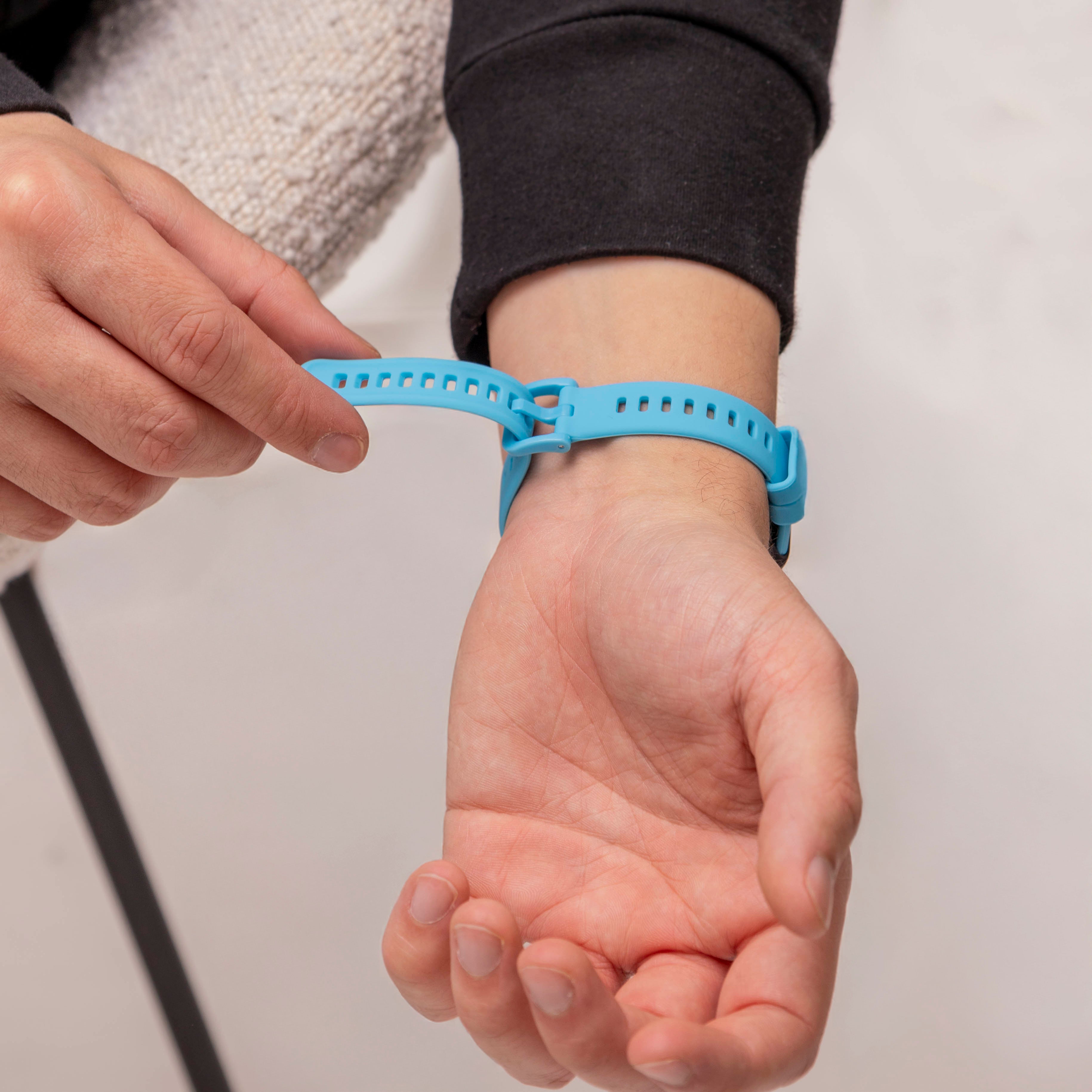 Samsung Galaxy Fit 3 siliconen bandje (lichtblauw)