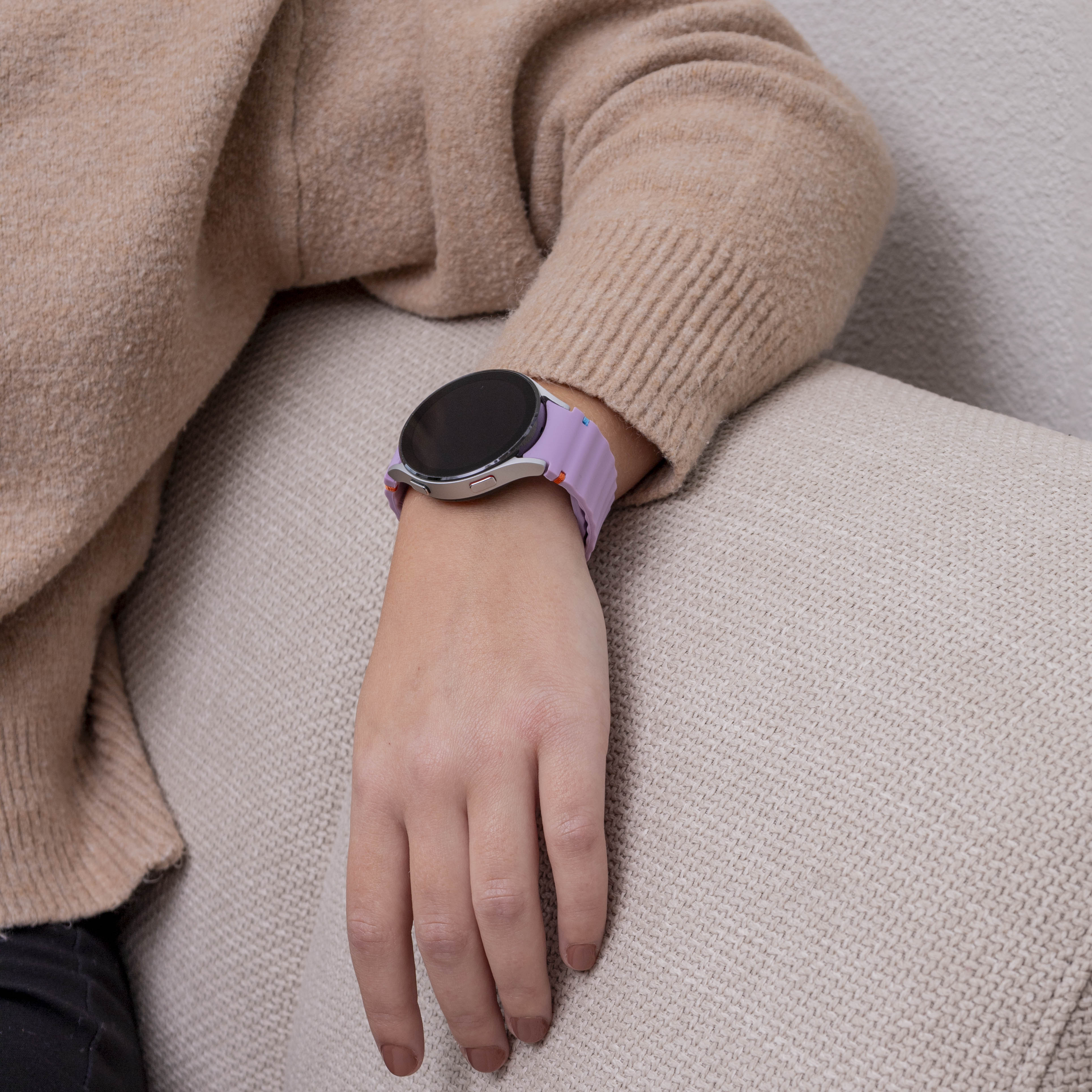 Samsung Galaxy Watch 7 - 44mm Wave bandje (lavendel)