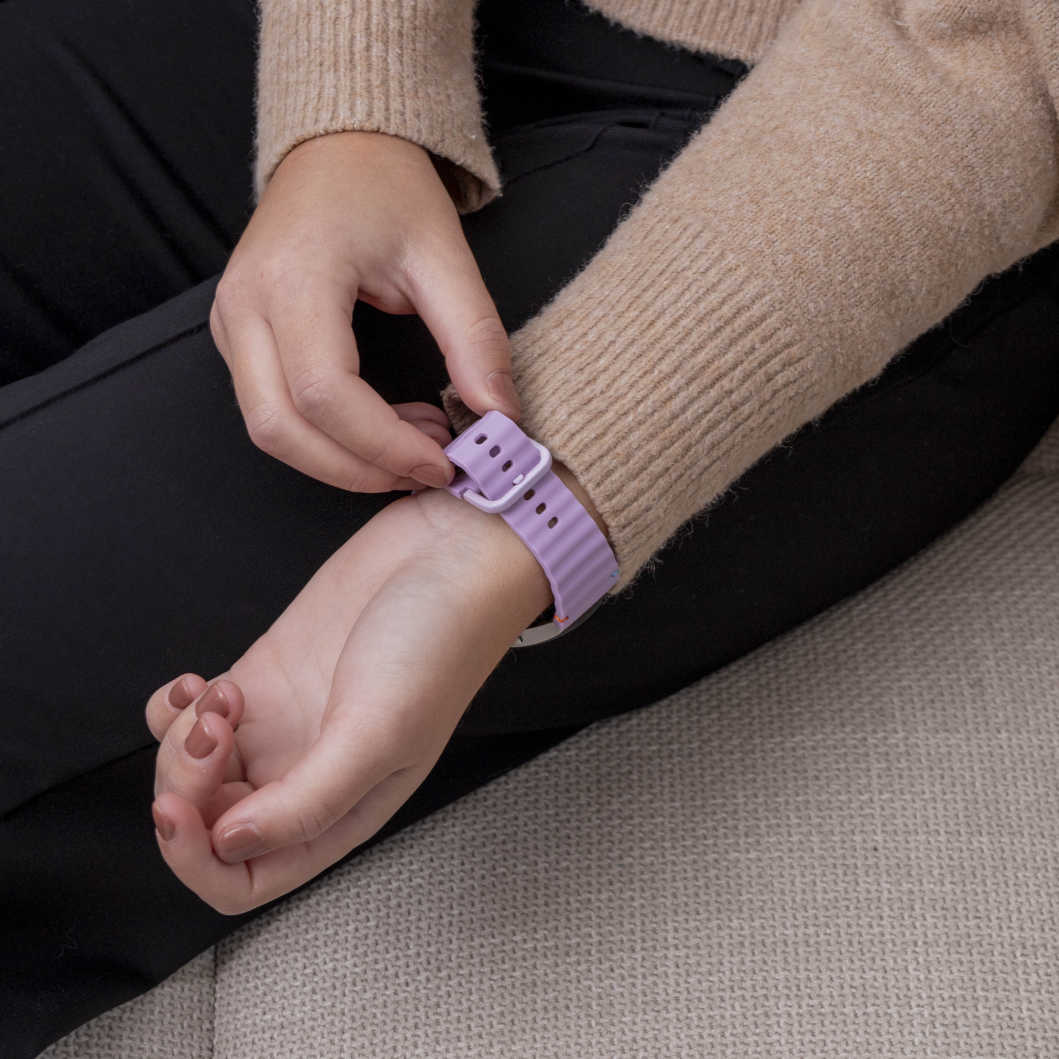 Samsung Galaxy Watch 7 - 44mm Wave bandje (lavendel)