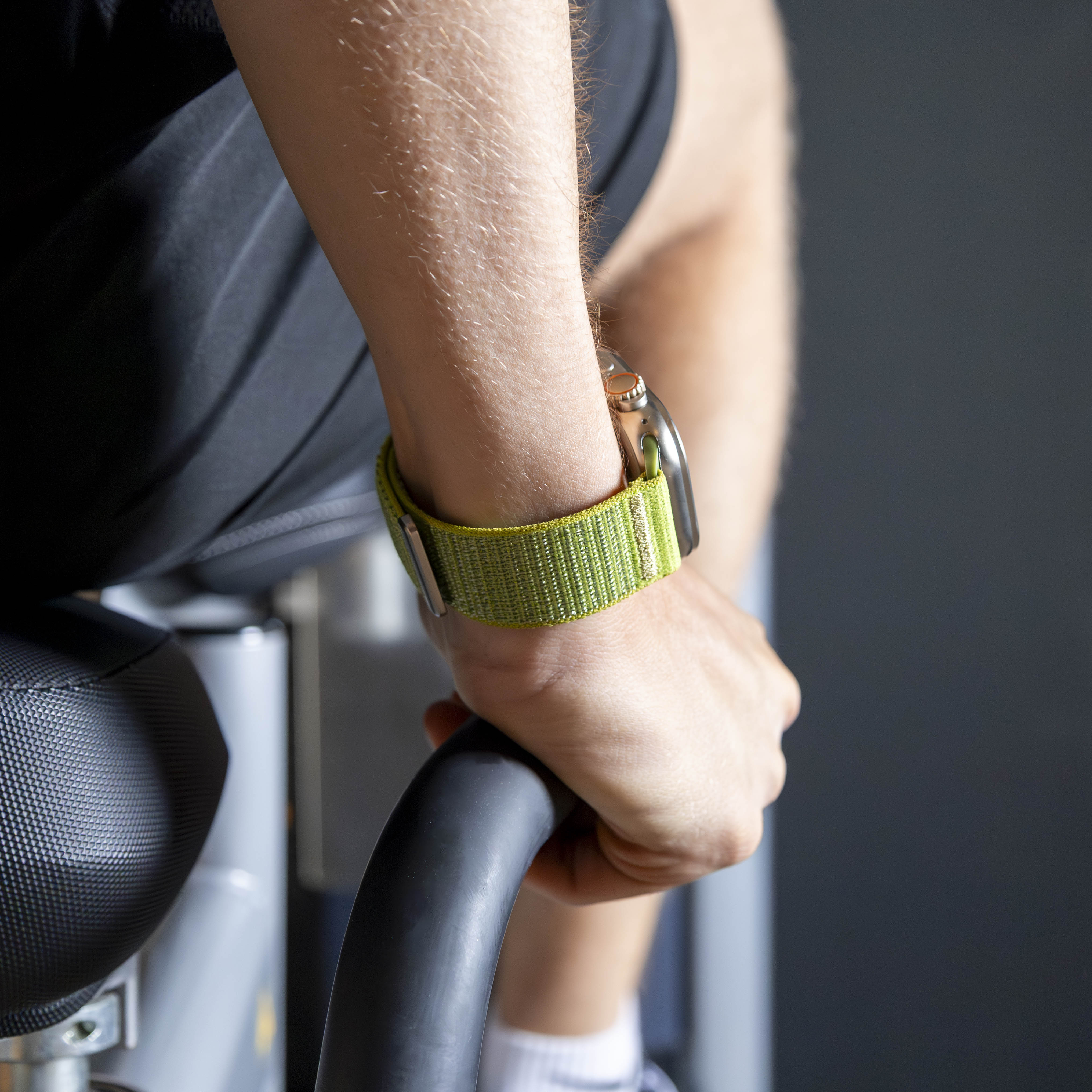 Apple Watch wave nylon band (veld groen)