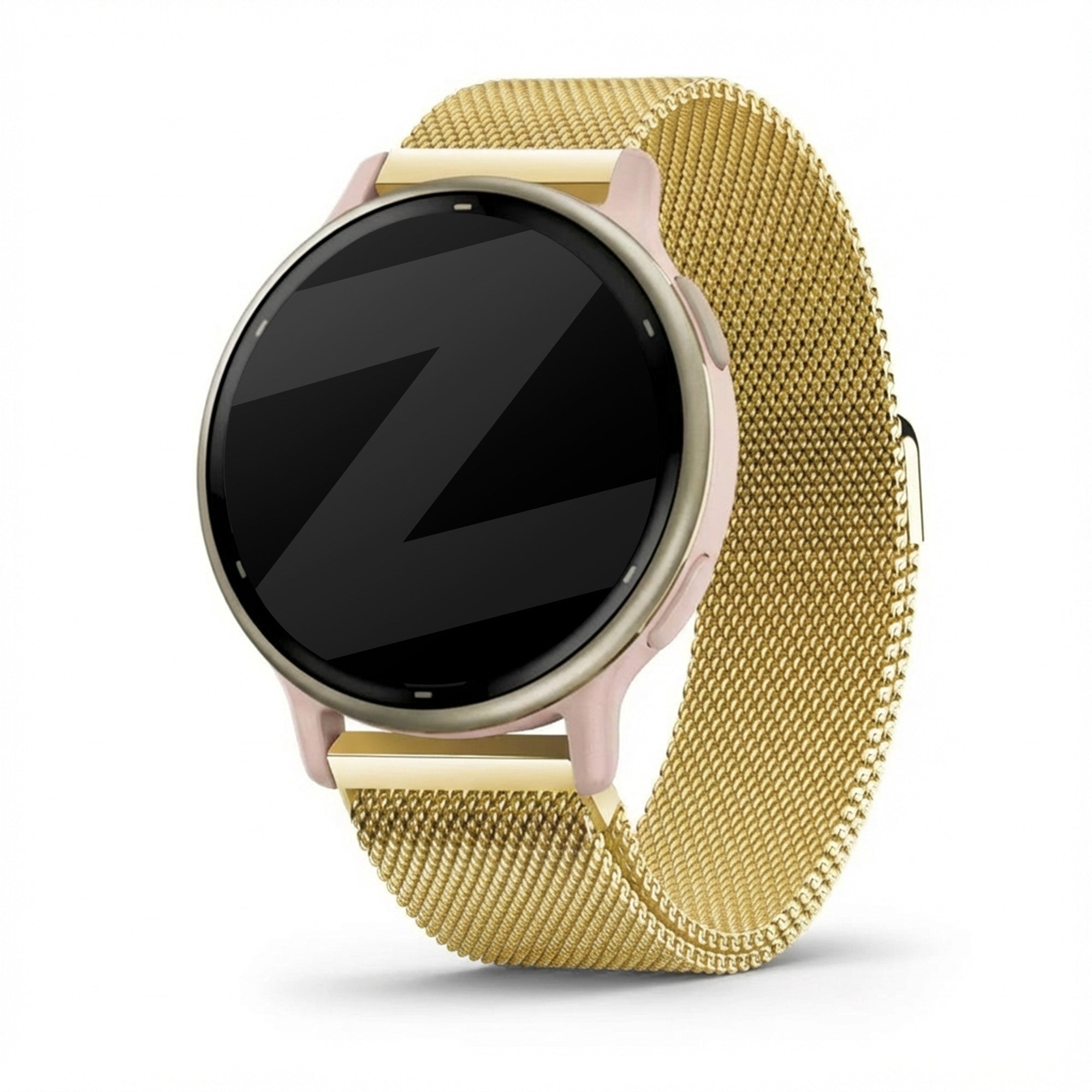 Bandz Garmin Vivoactive 5 Milanese loop band (goud)