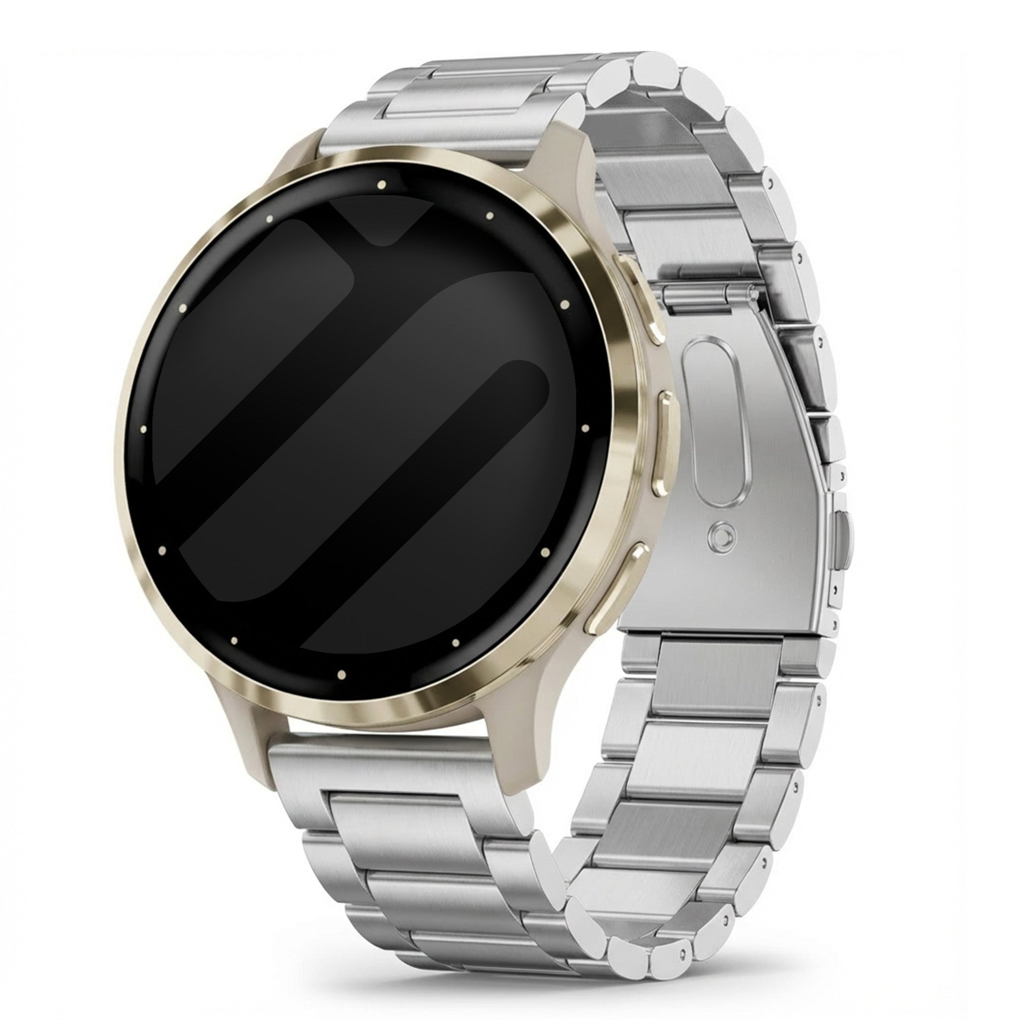 Garmin Venu 3s stalen band (zilver)