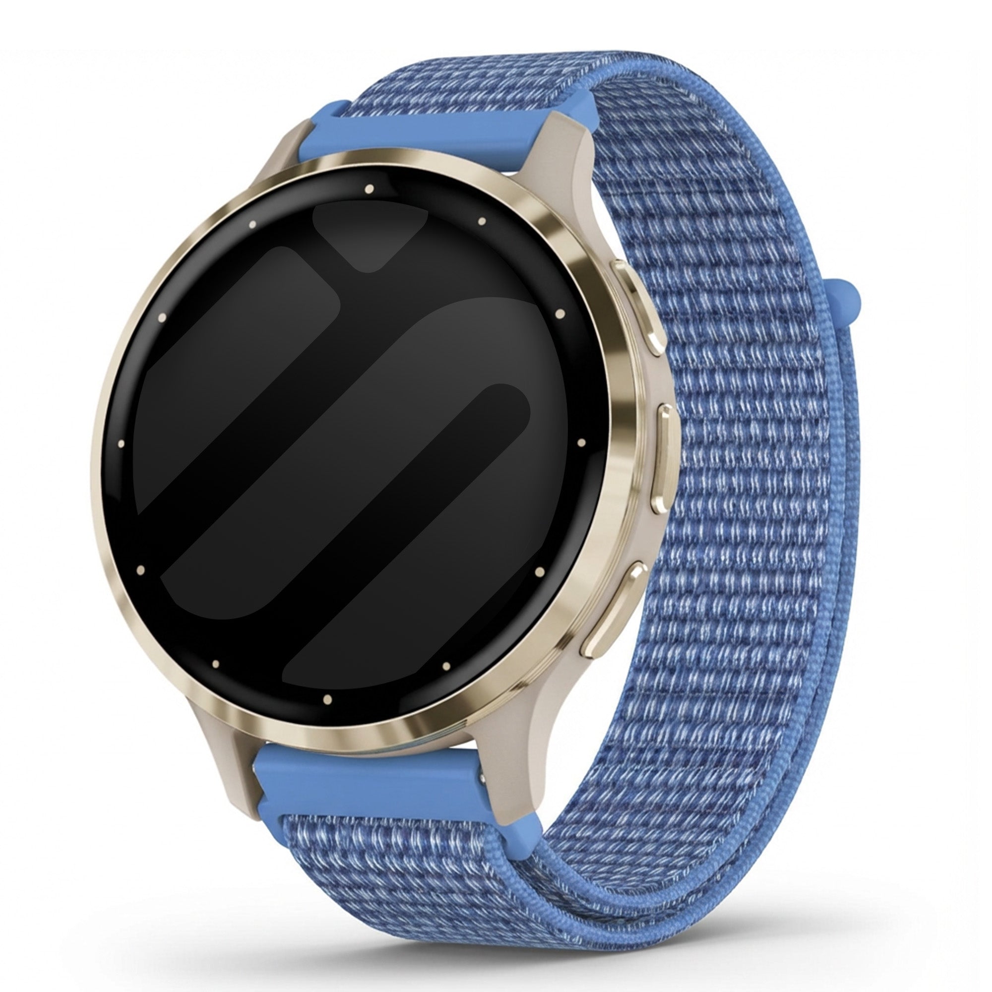 Garmin Venu 3s nylon band (blauw)