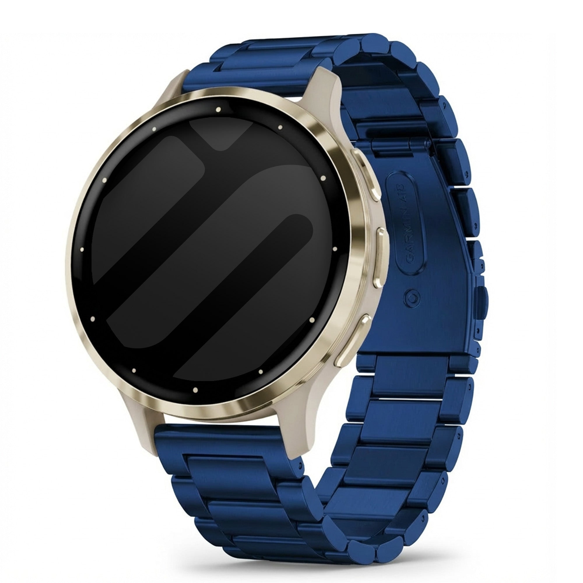 Garmin Venu 3s stalen band (blauw)