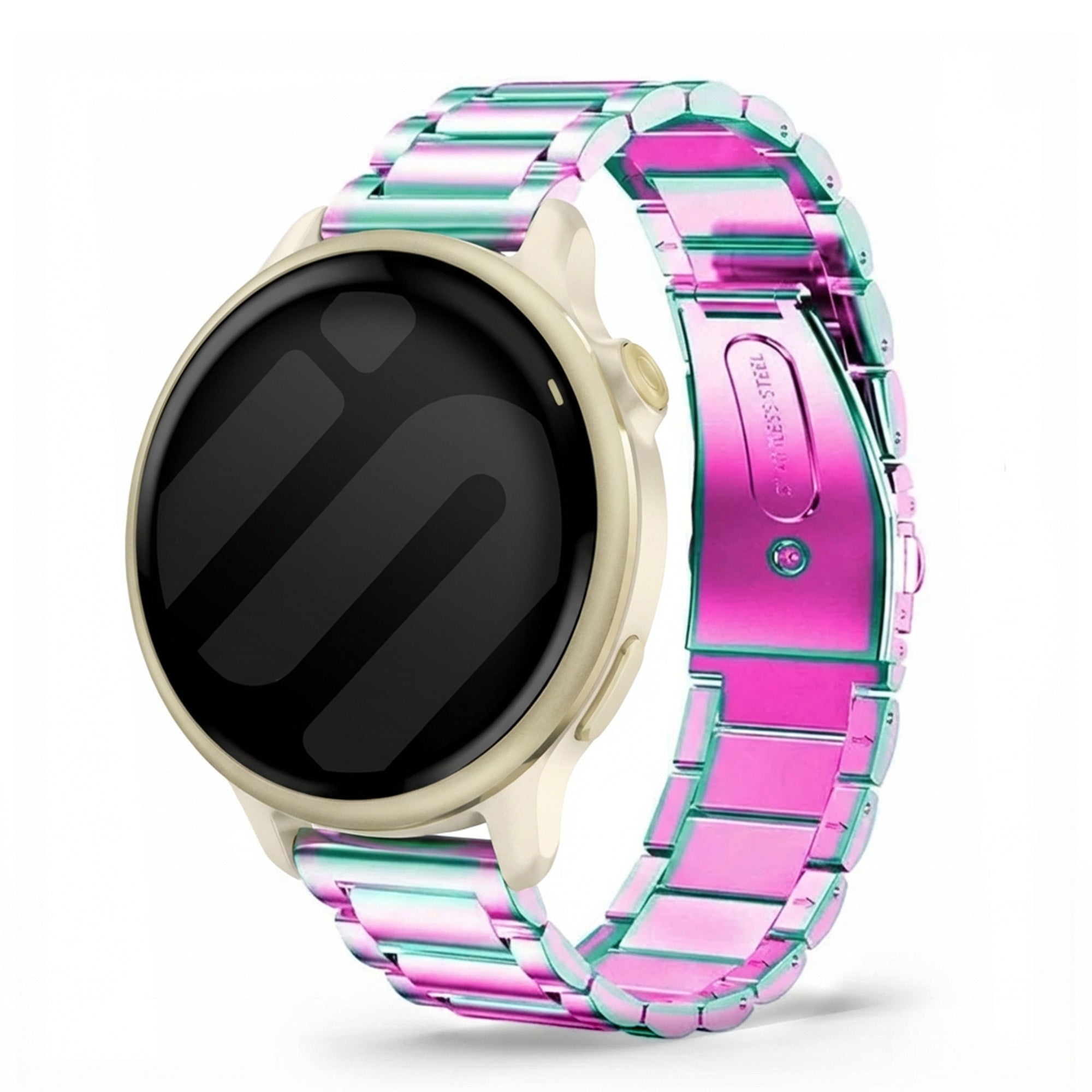 Garmin Vivoactive 6 stalen band (regenboog)