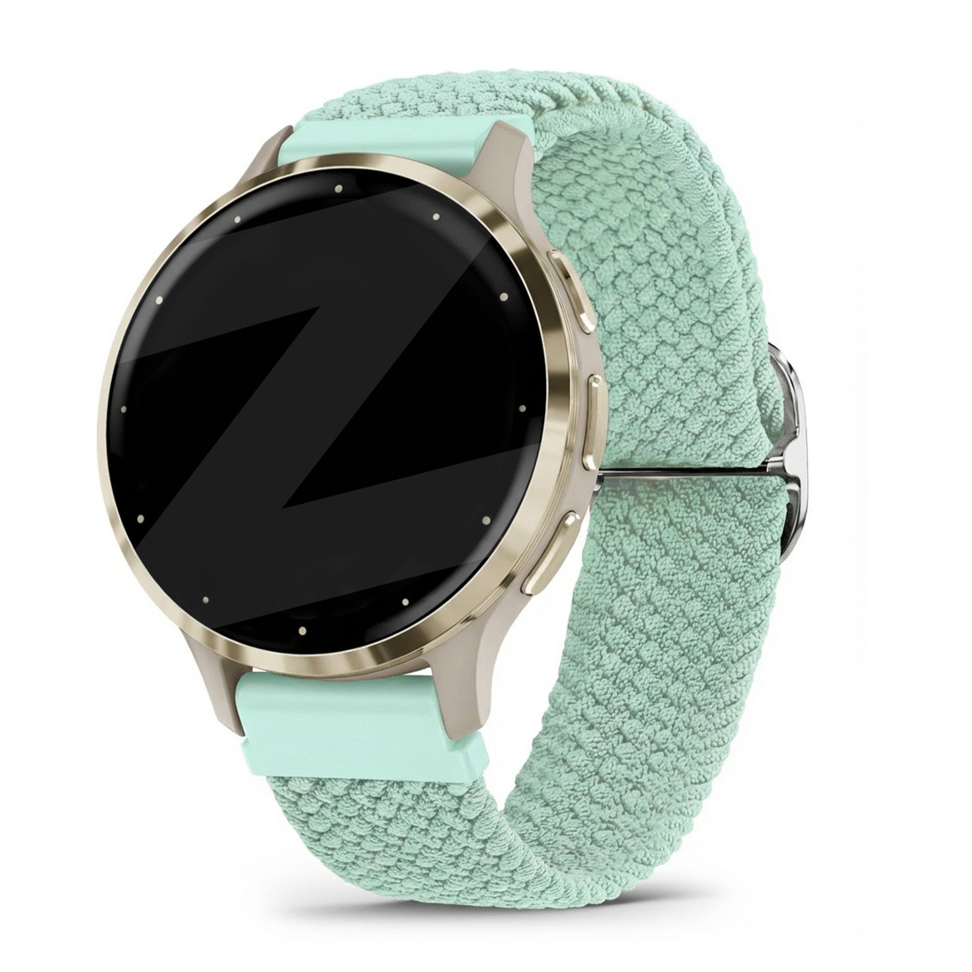 Bandz Garmin Venu 3s verstelbare nylon band (turquoise)