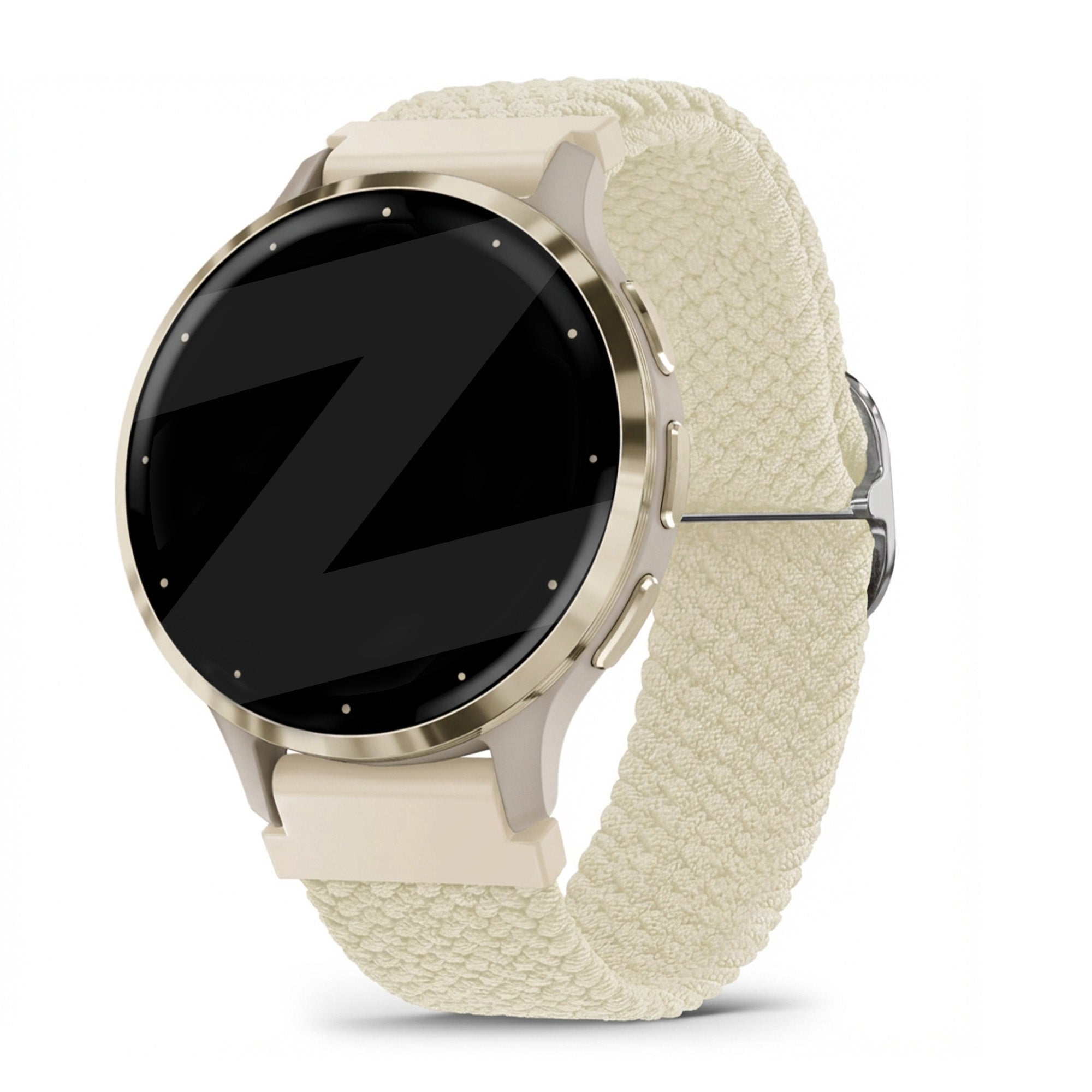 Bandz Garmin Venu 3s verstelbare nylon band (sterrenlicht)