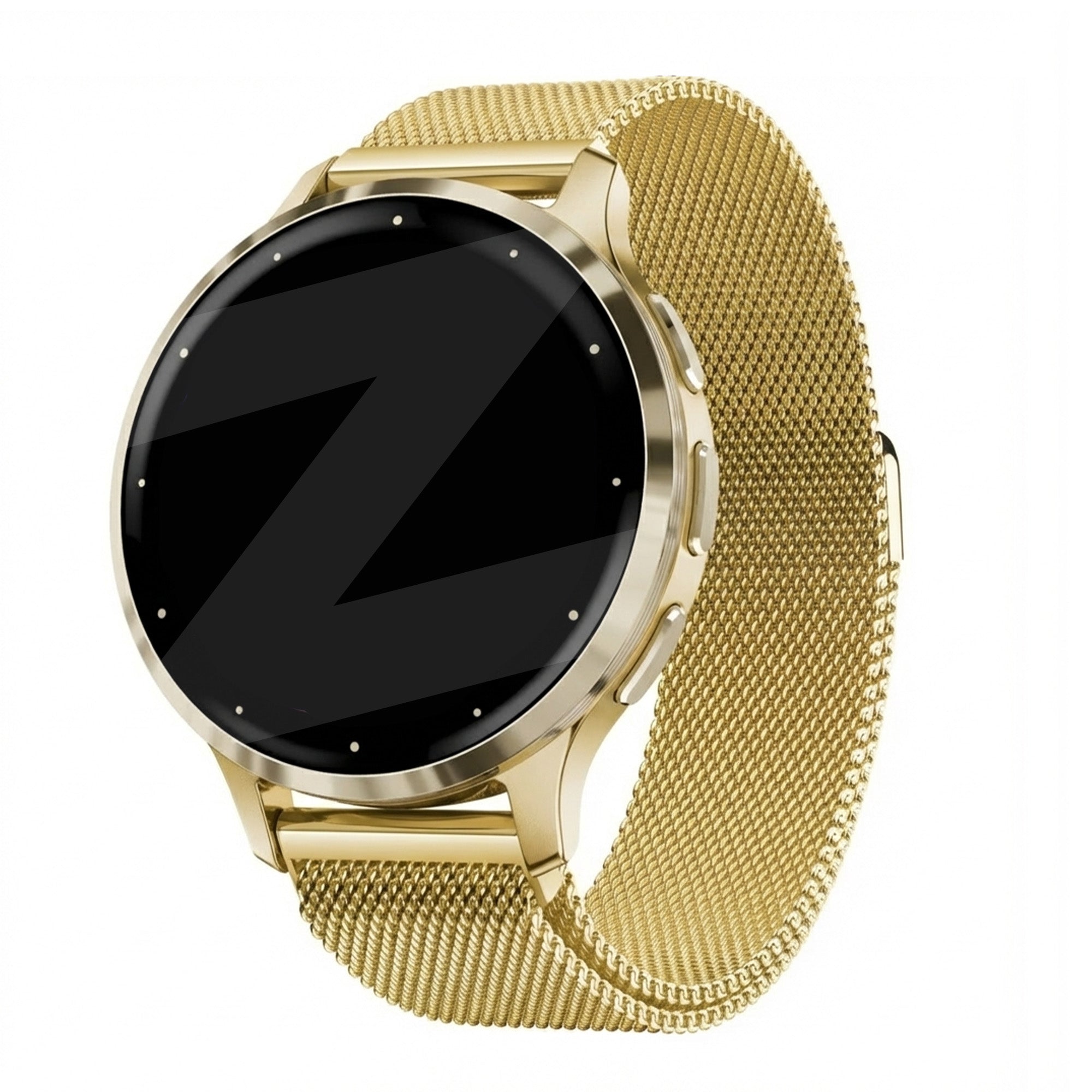 Bandz Garmin Venu 3s Milanese loop band (goud)