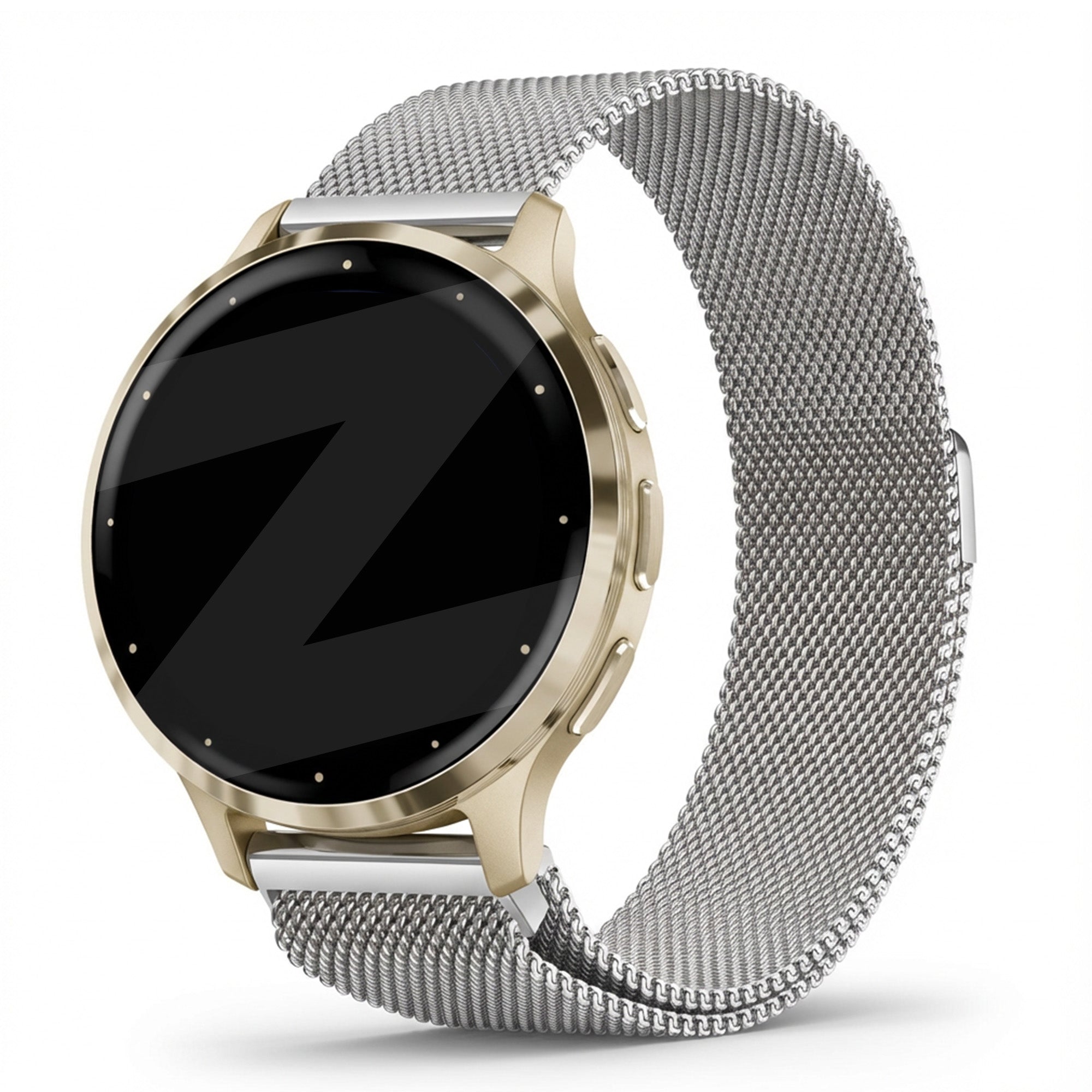 Bandz Garmin Venu 3s Milanese loop band (sterrenlicht)