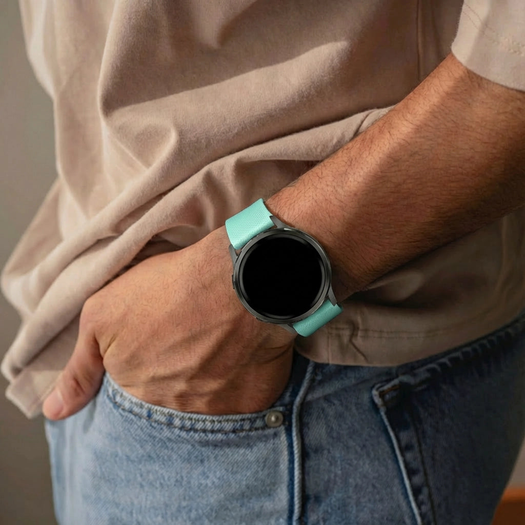 Bandz Garmin Venu 3 siliconen band 'Premium' (aqua)