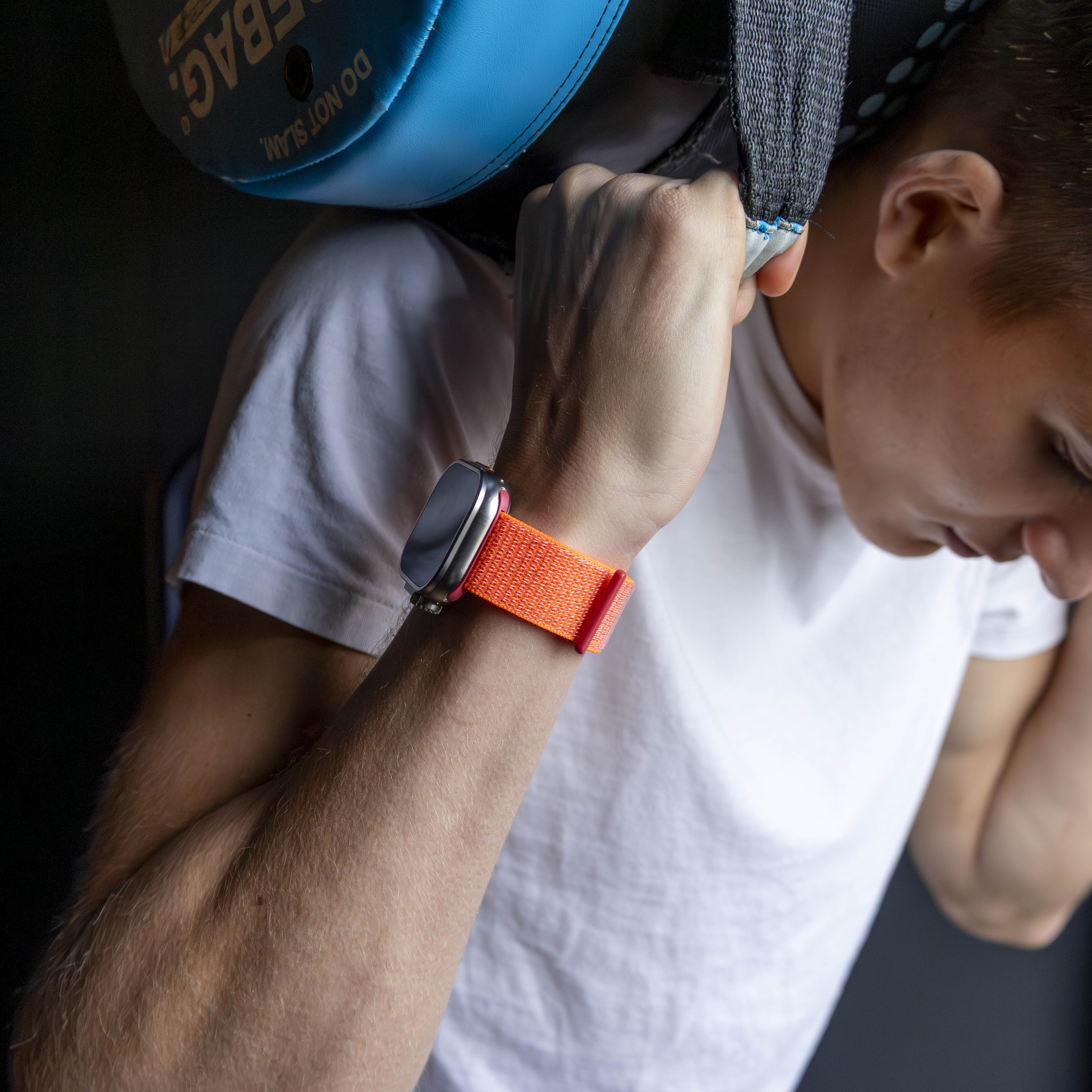 Apple Watch Ultra nylon band (oranje)