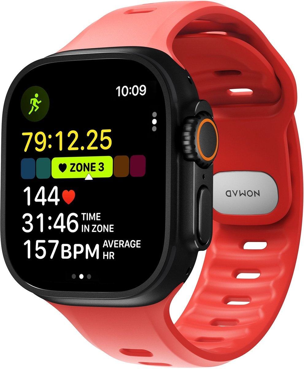 Nomad Apple Watch Silicone Tempo Strap (Coral)