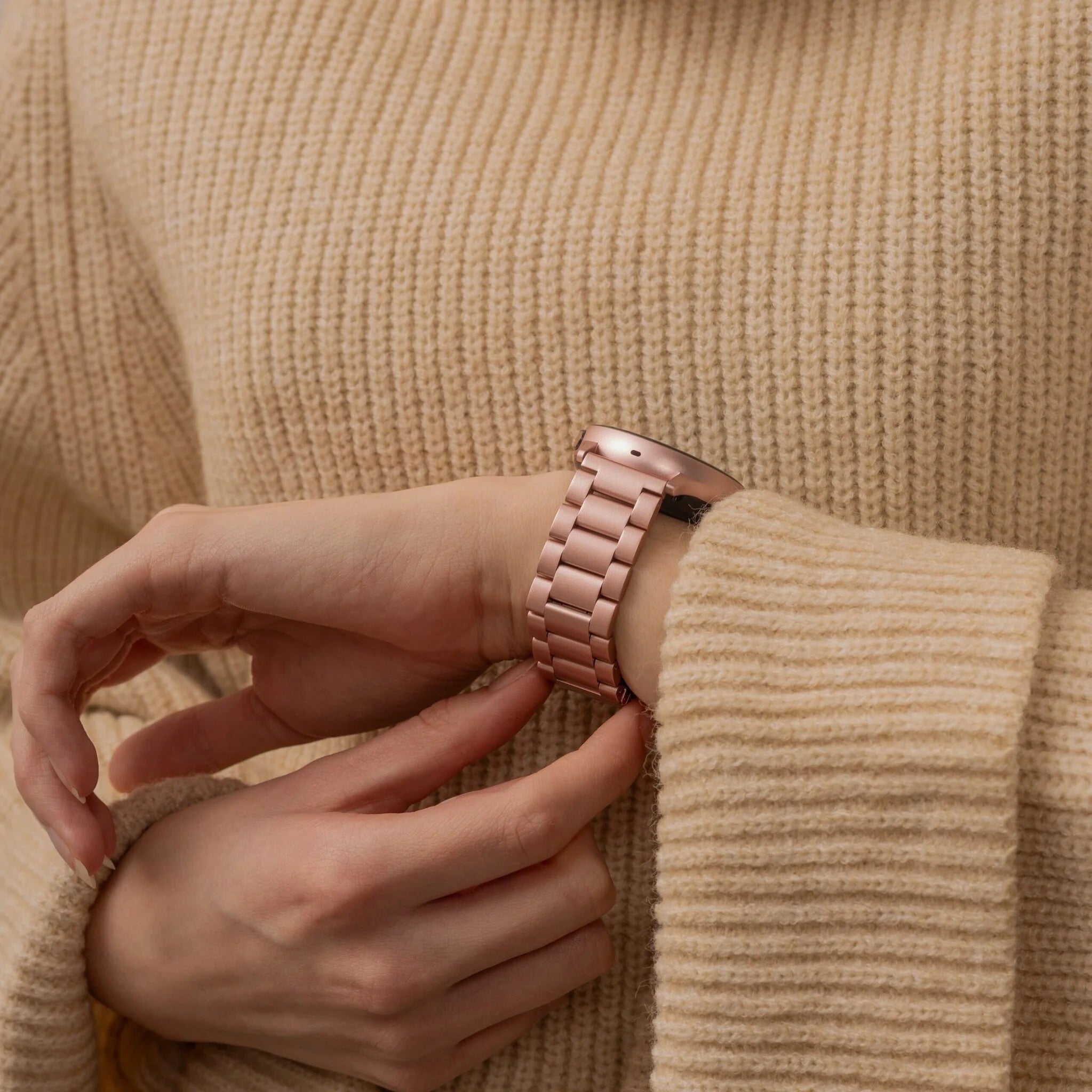 Samsung Galaxy Watch 3 stalen band 45mm (rosé pink)