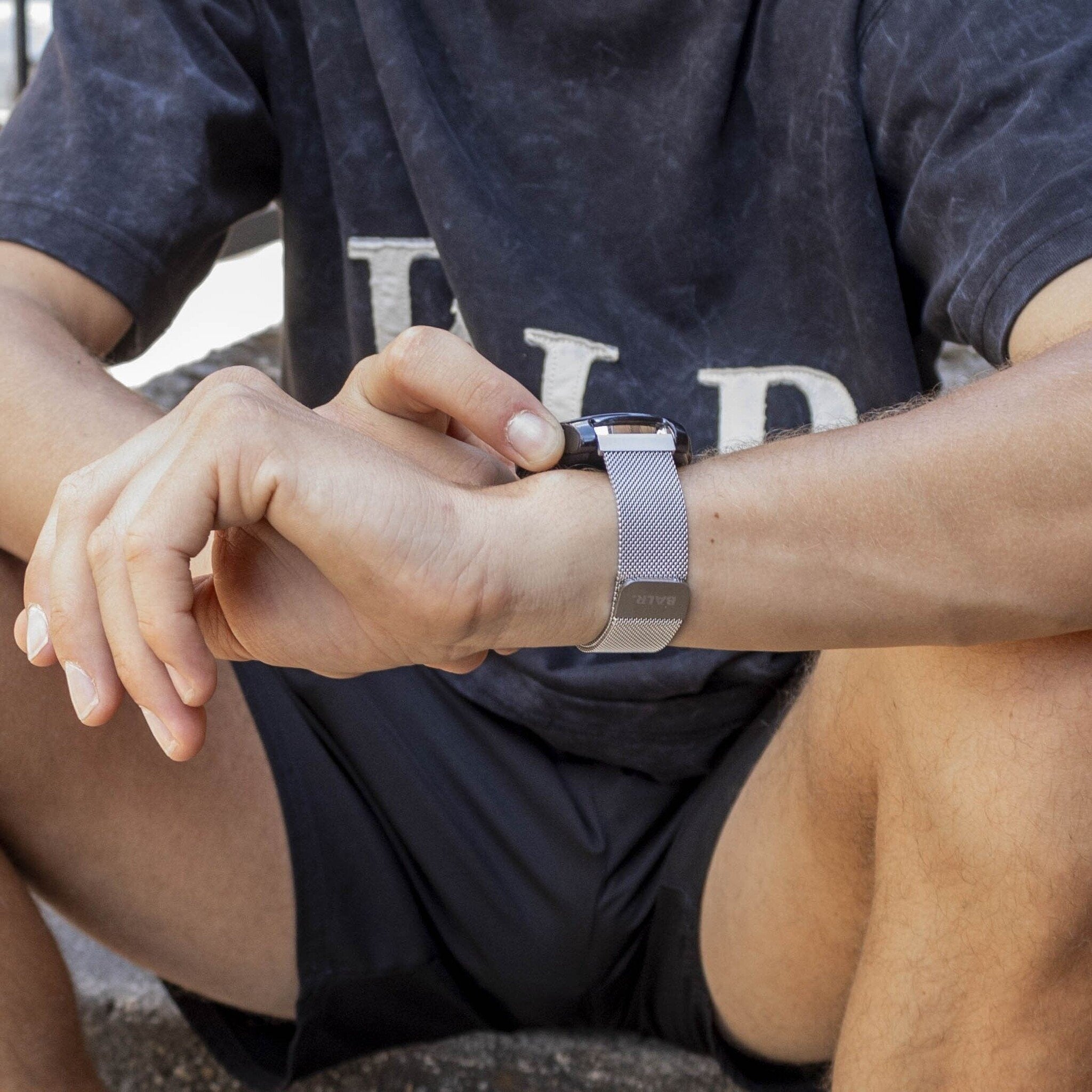 BALR Xiaomi Mi Watch Milanese band (zilver)