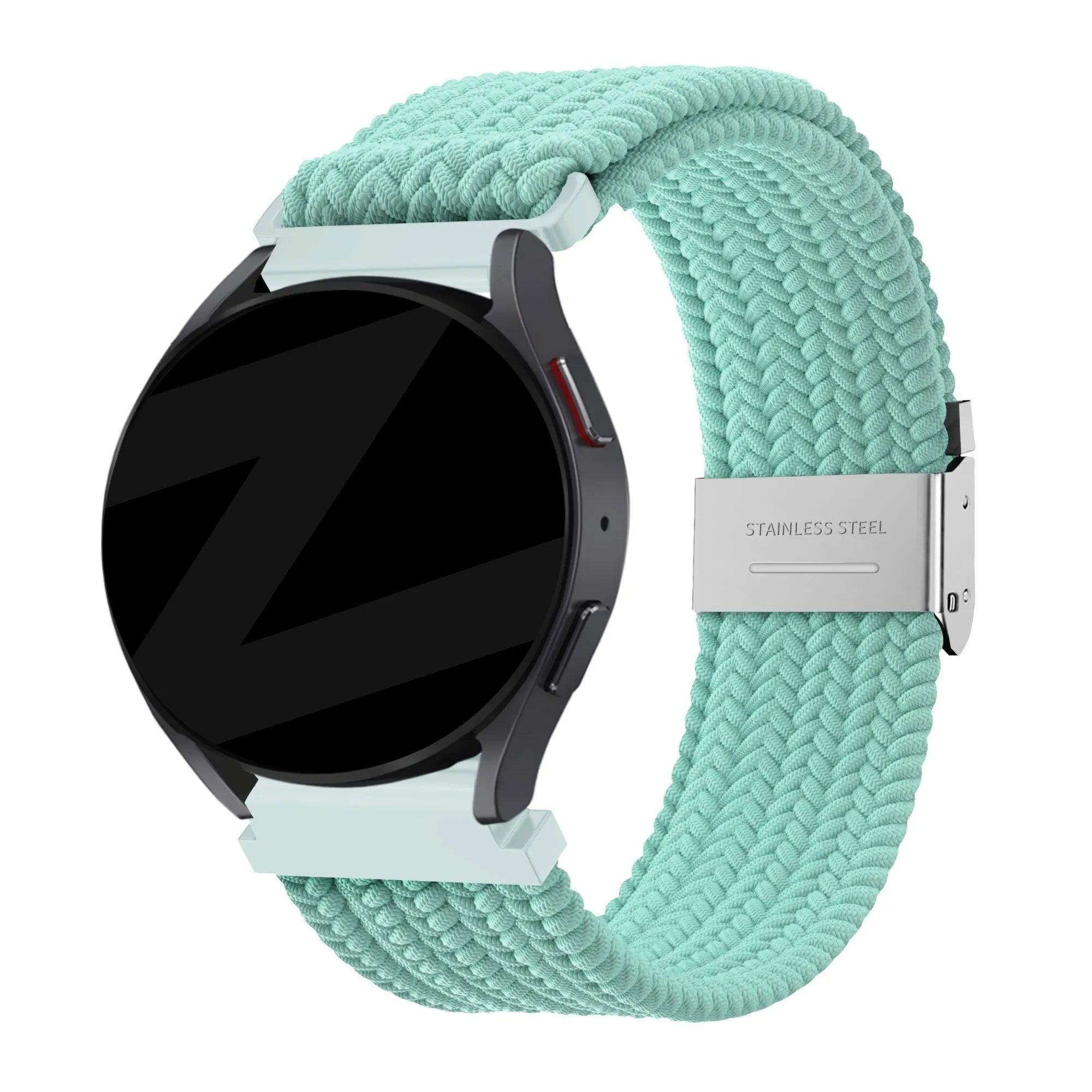 Bandz ICE fit RT 3.0 - 36mm gevlochten nylon band (turquoise)