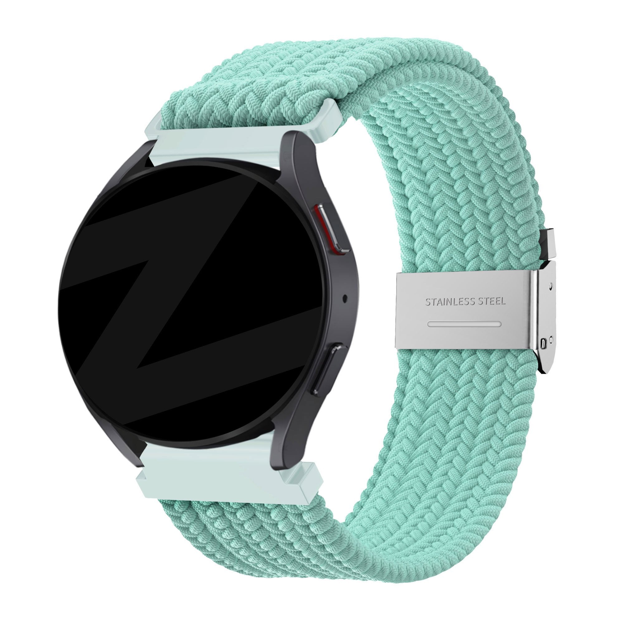 Bandz Garmin Vivomove HR gevlochten nylon band (turquoise)