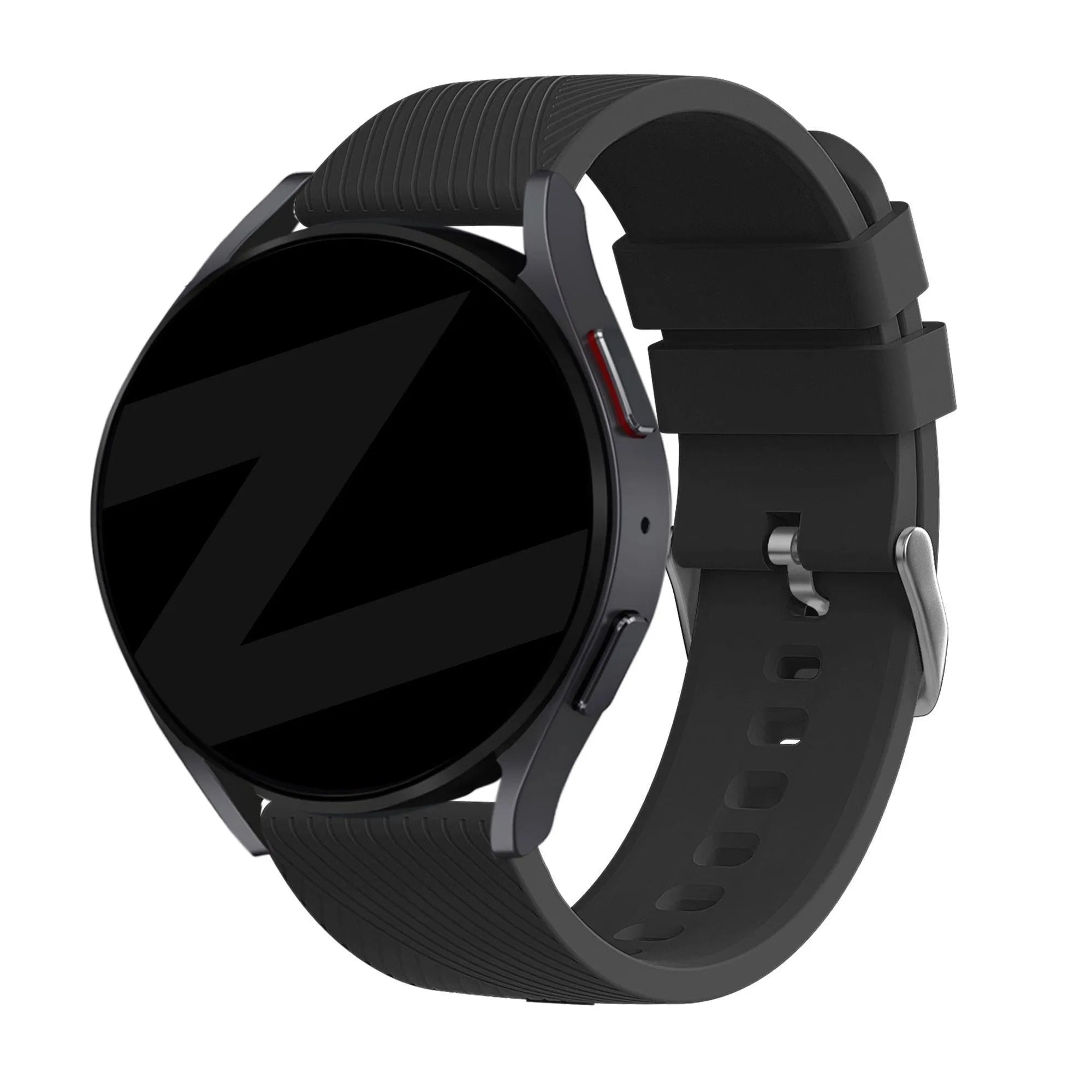 Bandz Suunto 9 Peak Pro siliconen band 'Deluxe' (zwart)